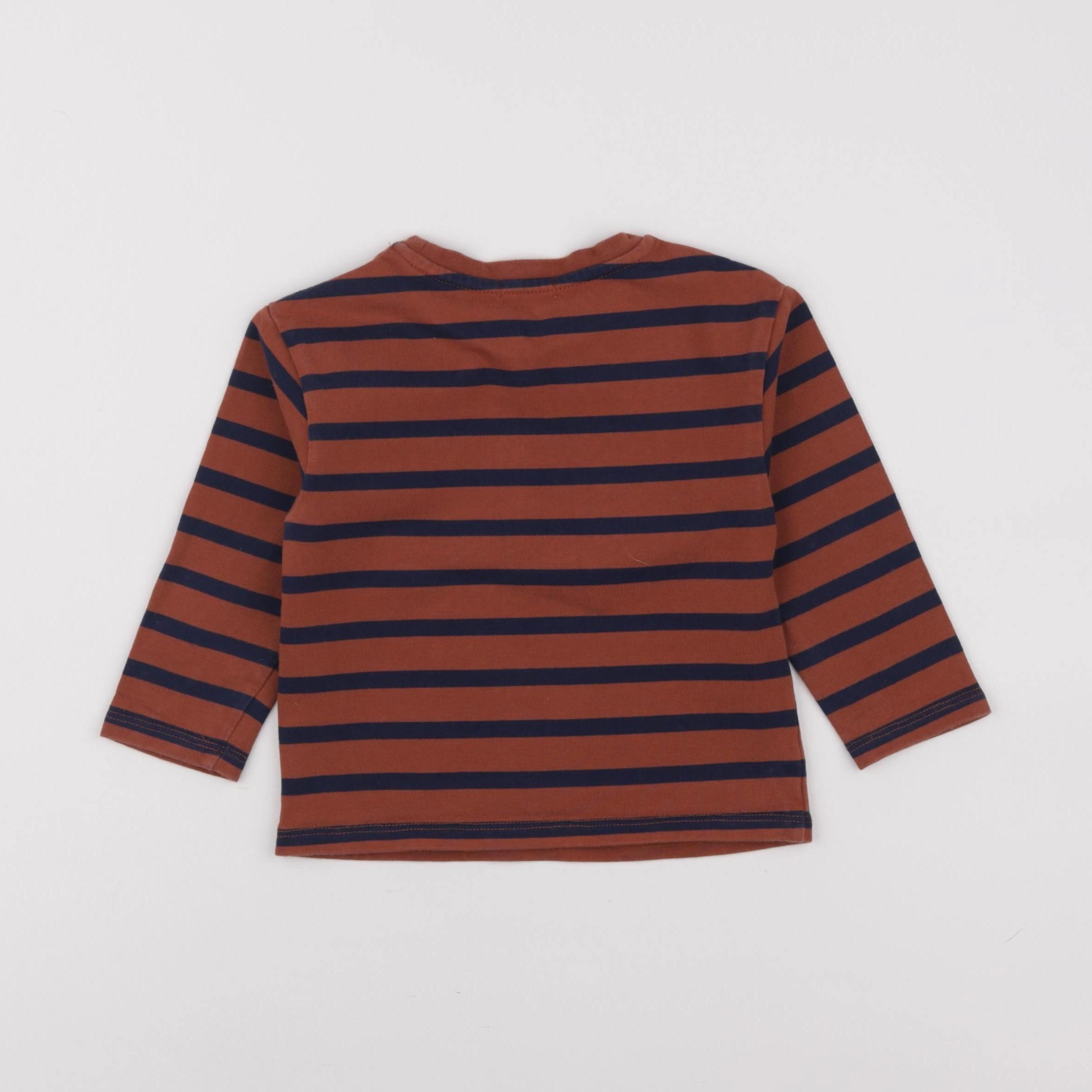 Little Cigogne - tee-shirt marron - 2 ans