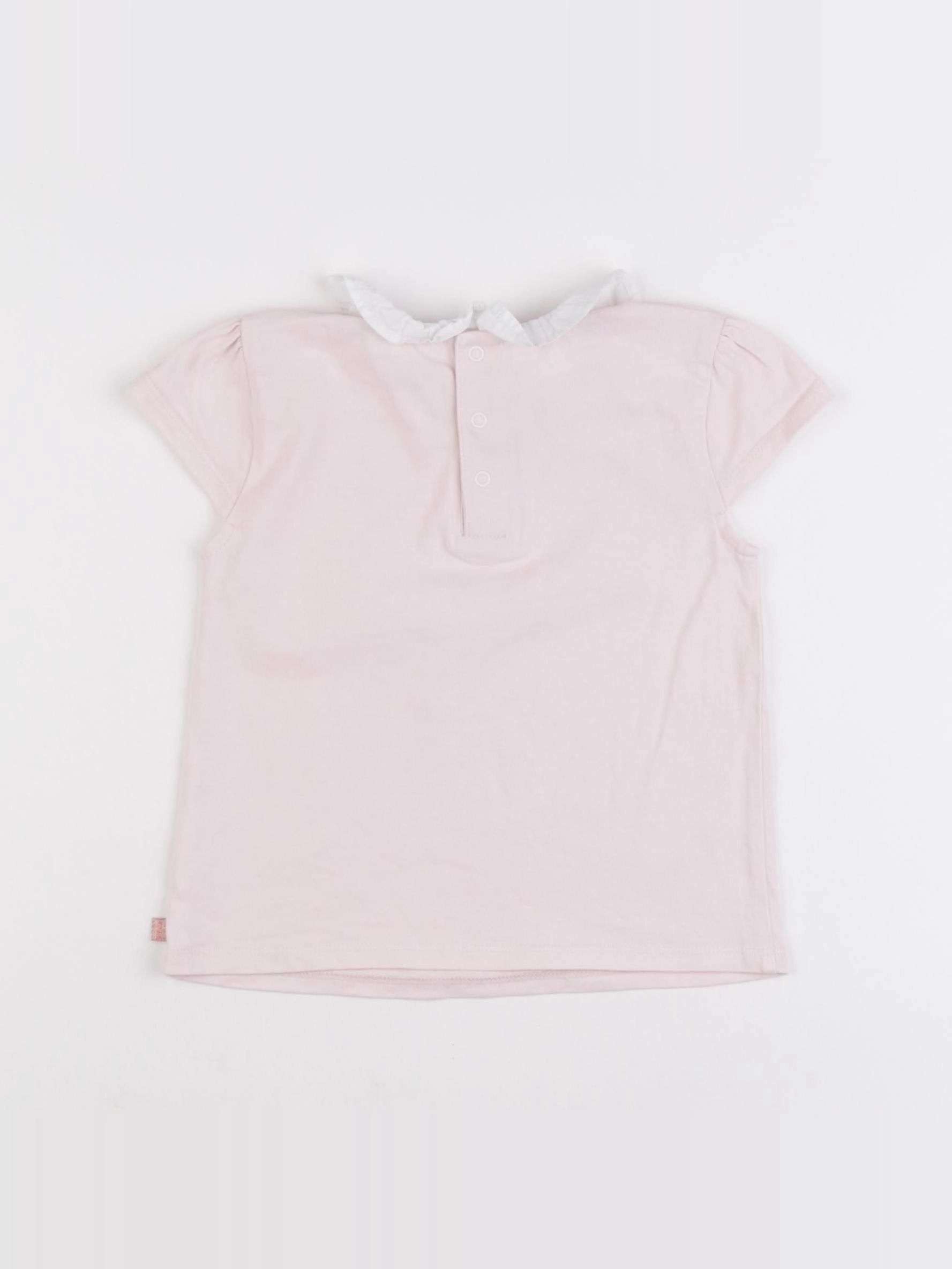 Carrément Beau - tee-shirt rose - 3 ans