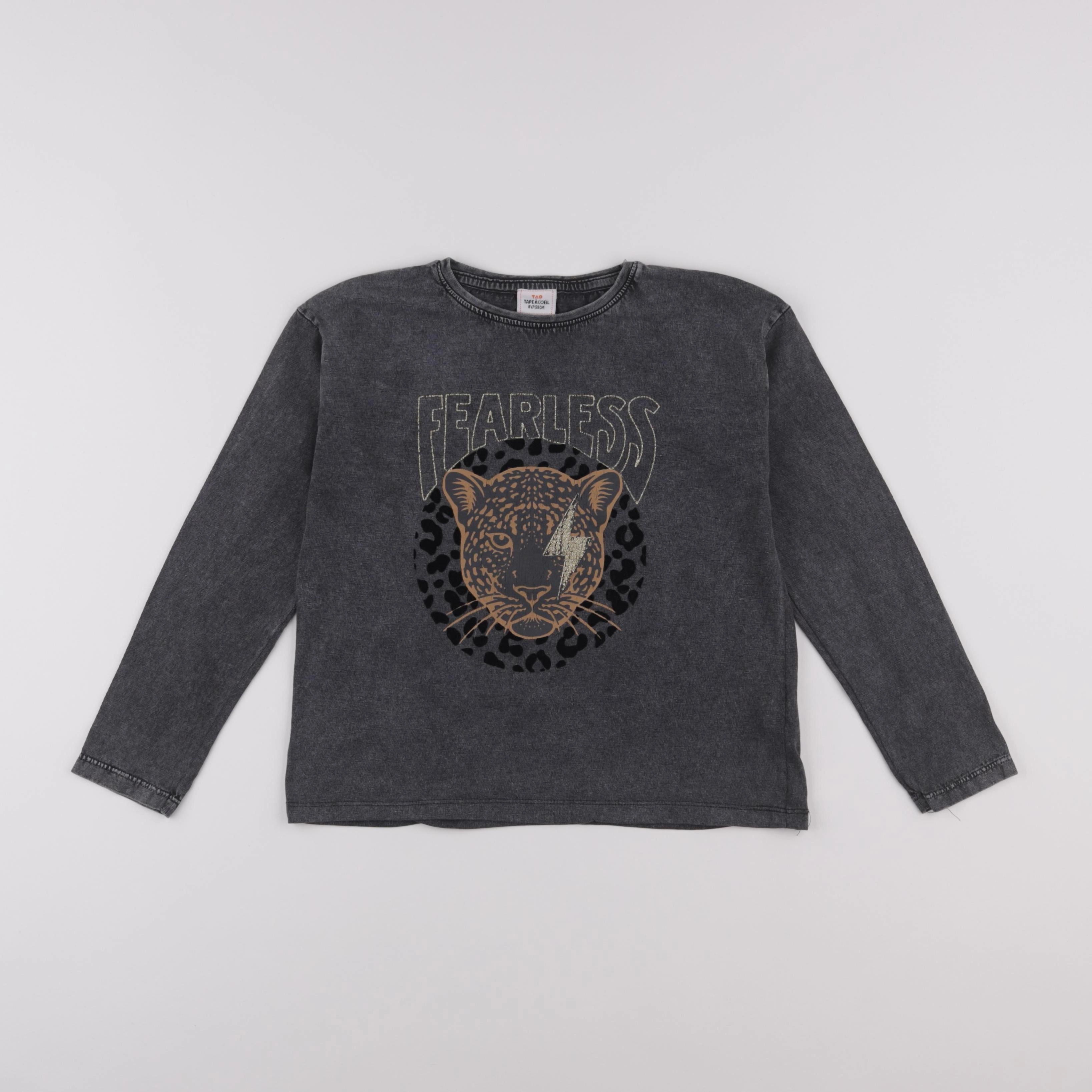 Tape à l'oeil - tee-shirt gris - 8 ans