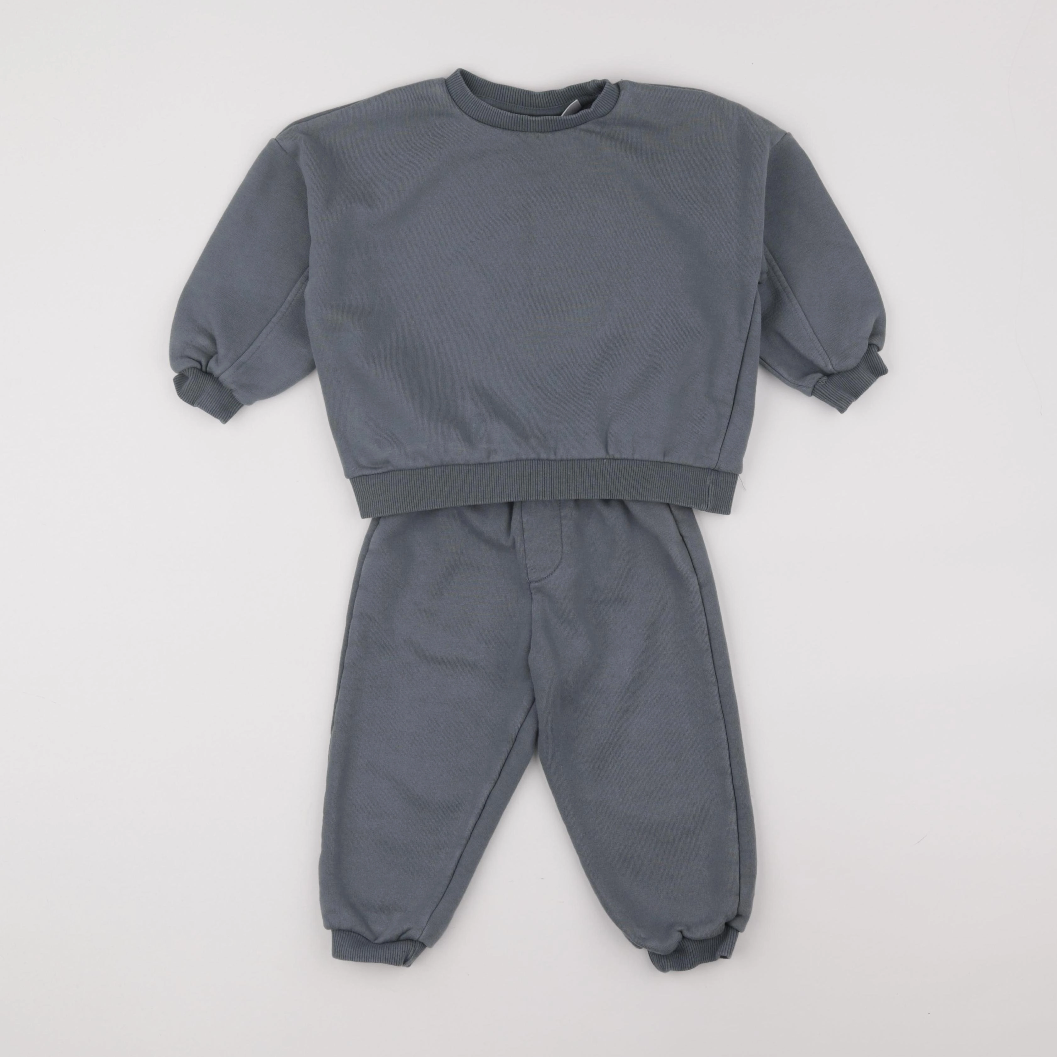 H&M - ensemble bleu - 18/24 mois