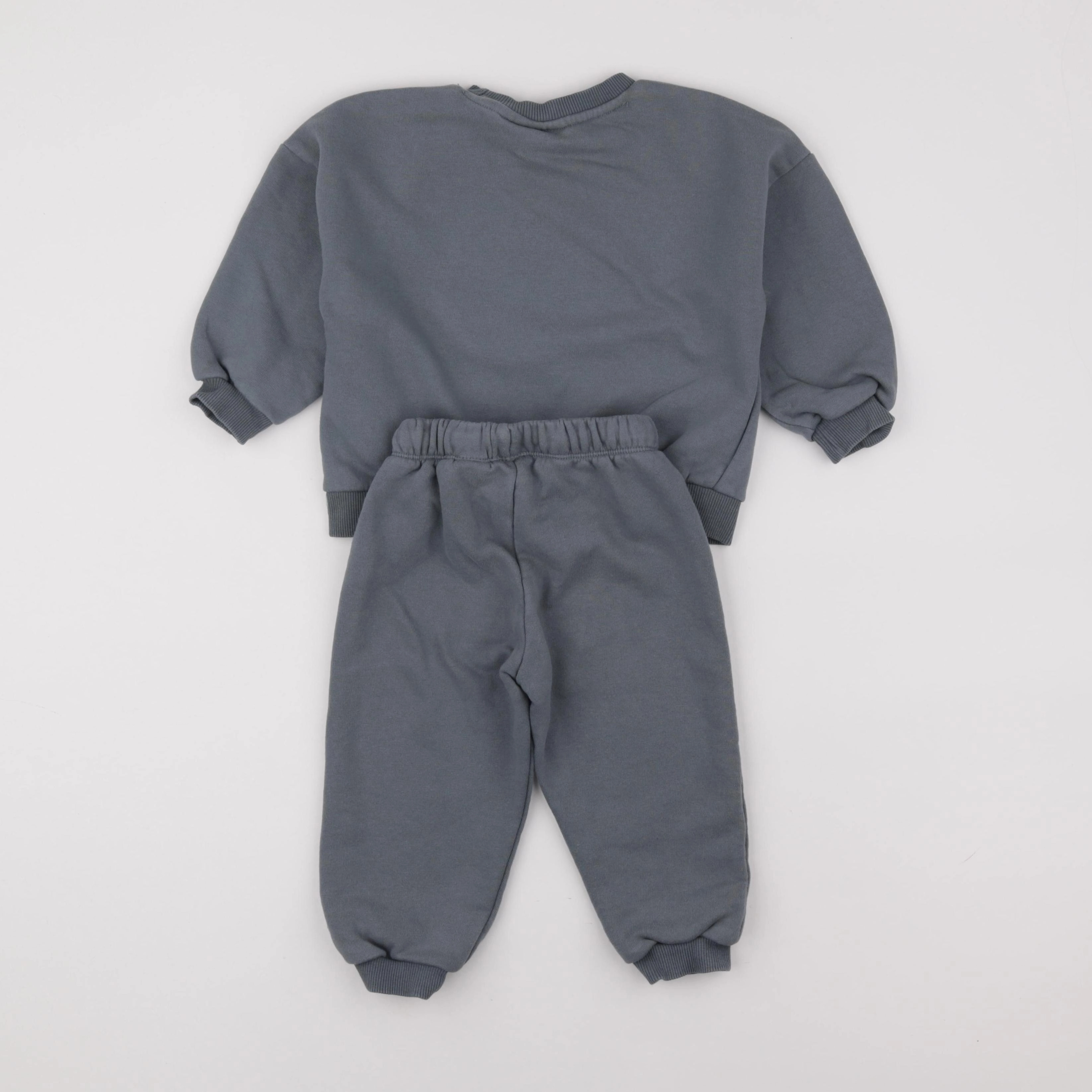 H&M - ensemble bleu - 18/24 mois
