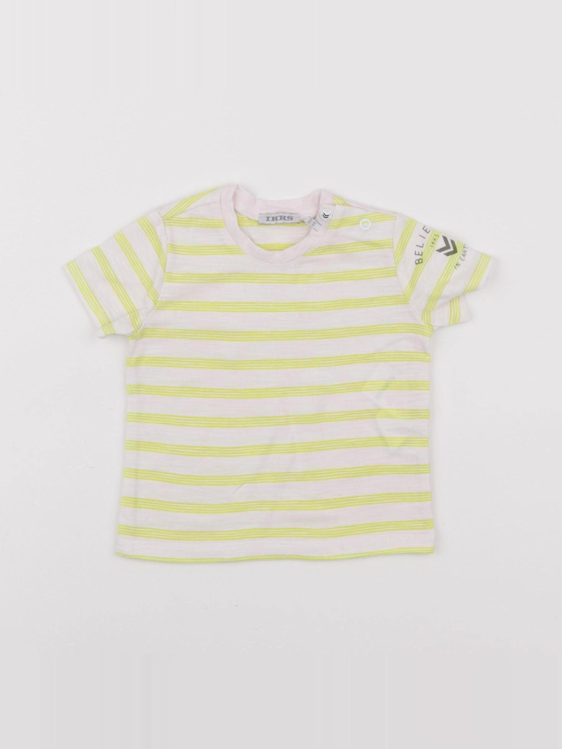 IKKS - tee-shirt beige - 6 mois