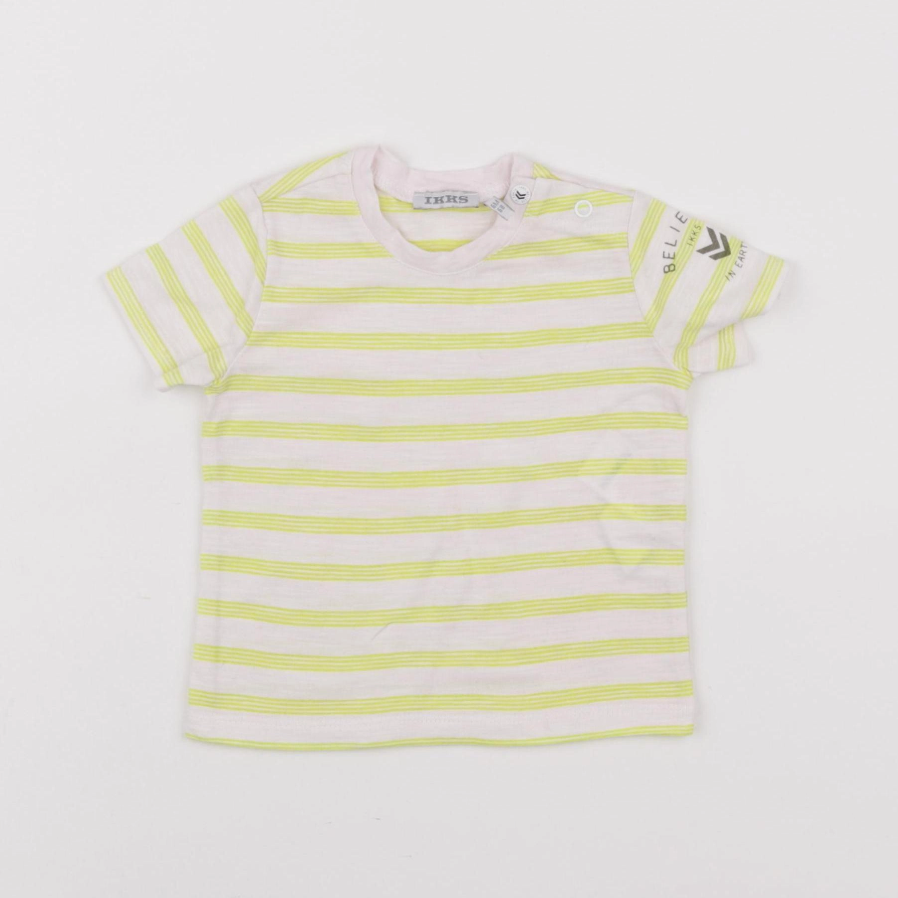 IKKS - tee-shirt beige - 6 mois