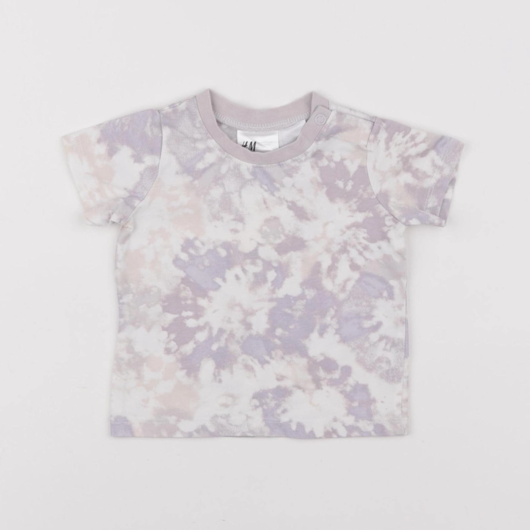 H&M - tee-shirt violet - 2/4 mois