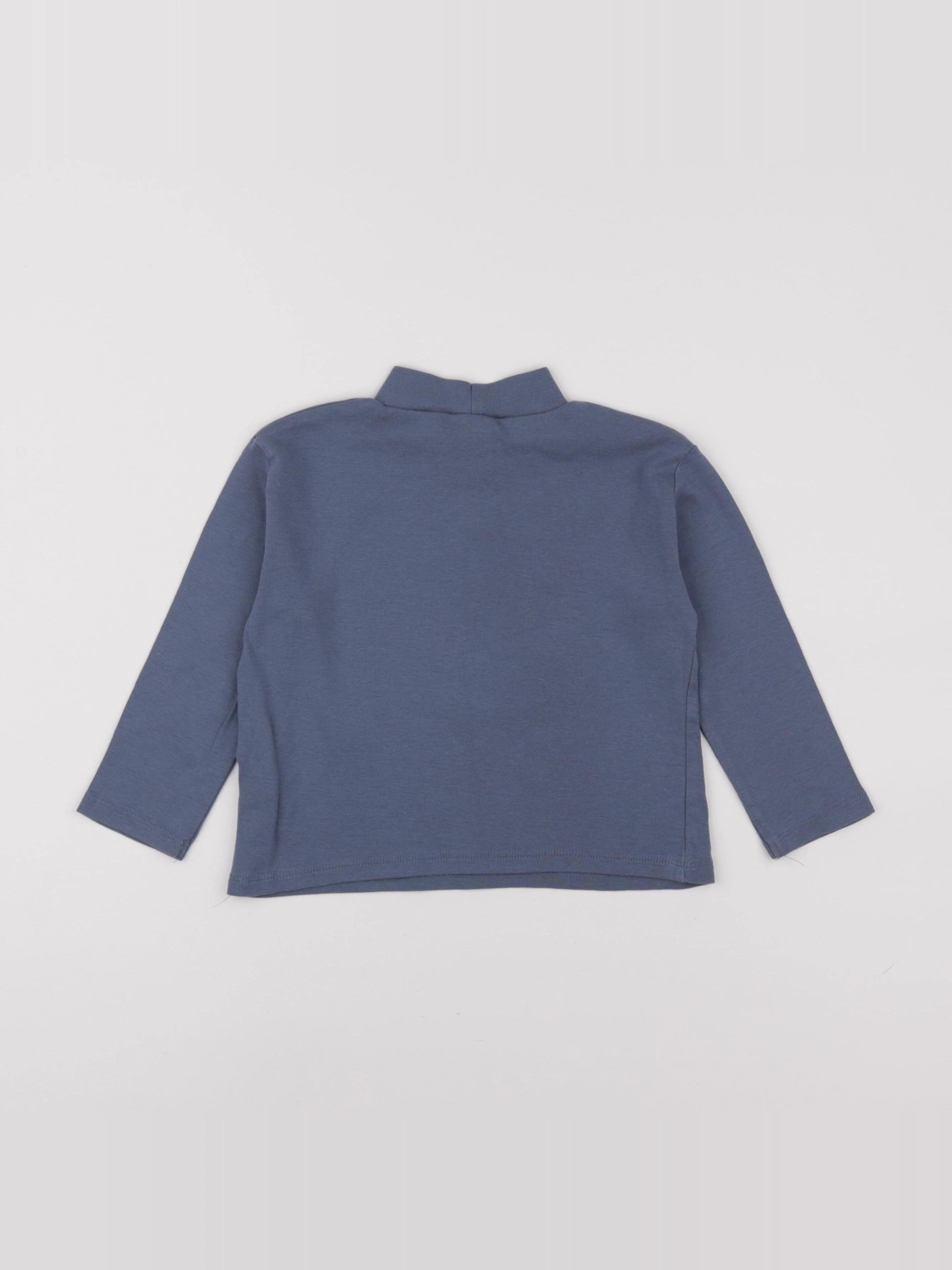 Zara - sous-pull bleu - 18/24 mois