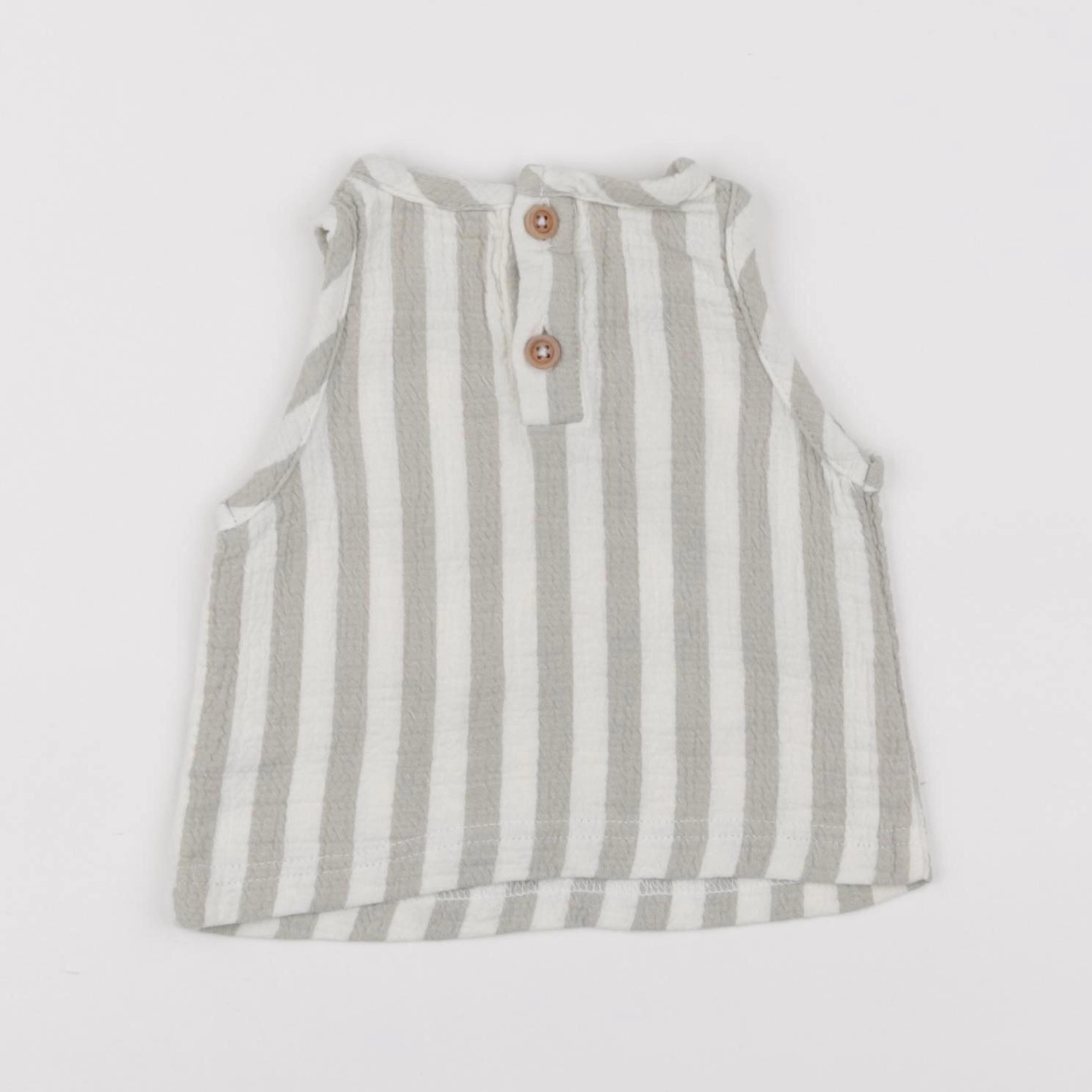 Quincy Mae - blouse beige - 0/3 mois