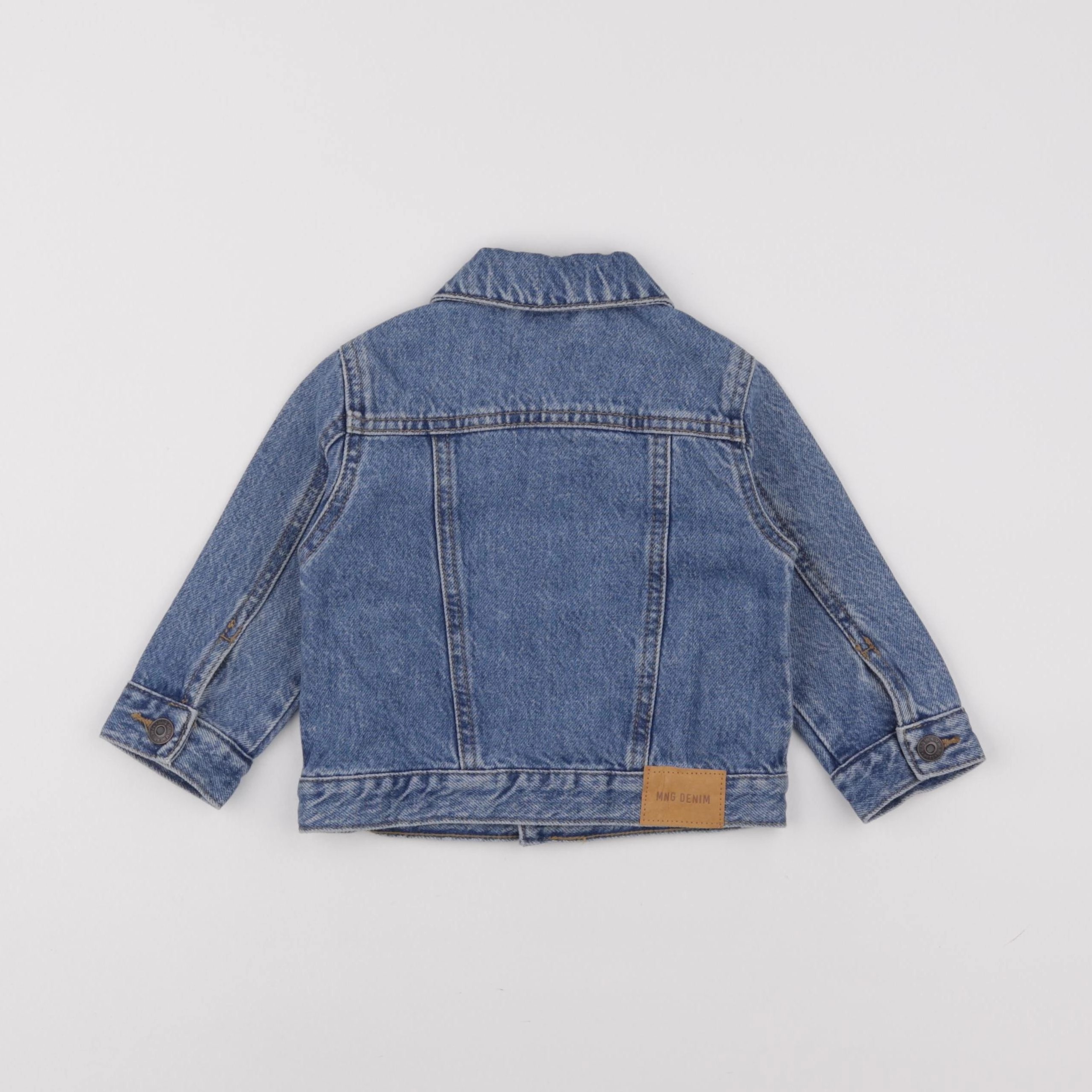 Mango - veste bleu - 9/12 mois