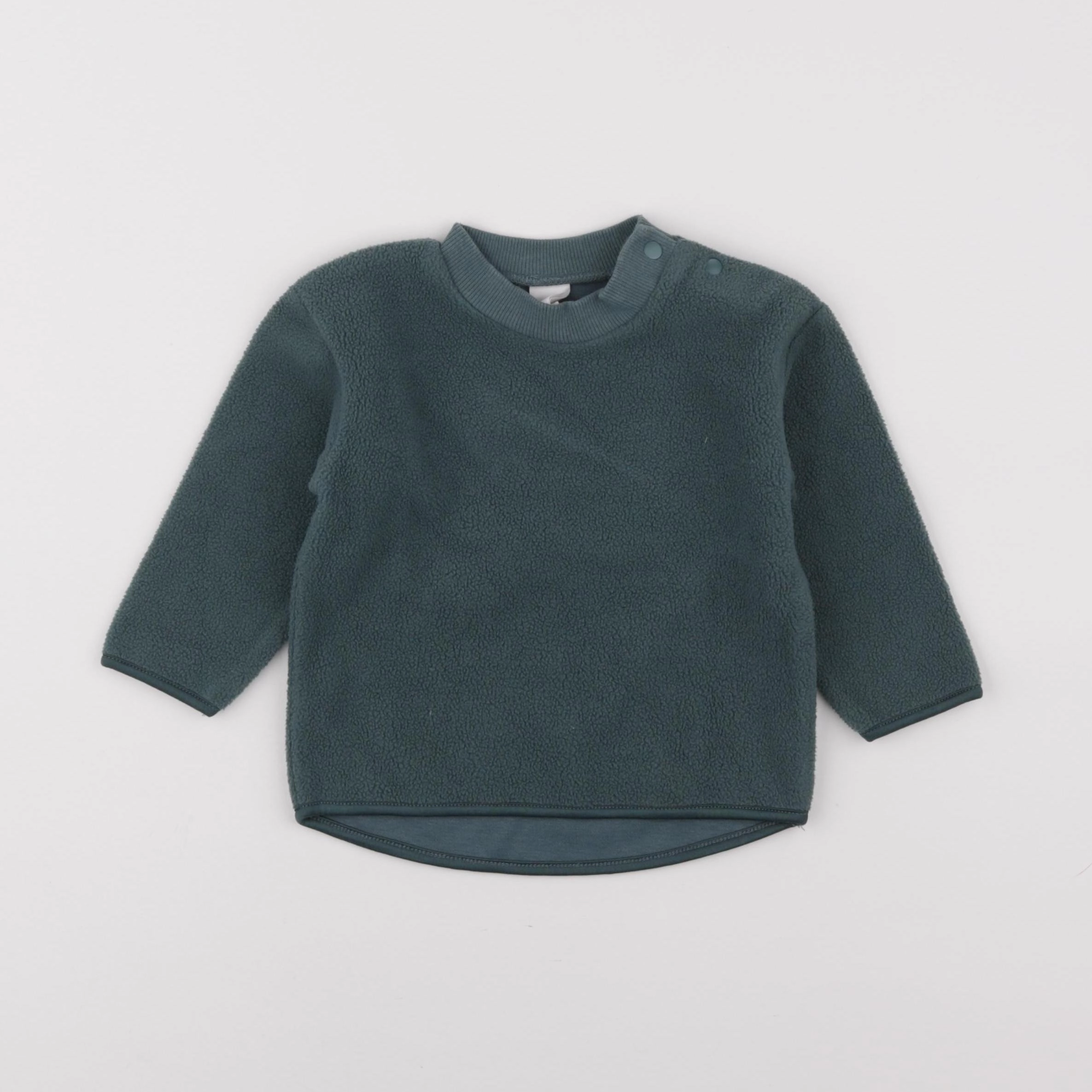 H&M - sweat vert - 6/9 mois