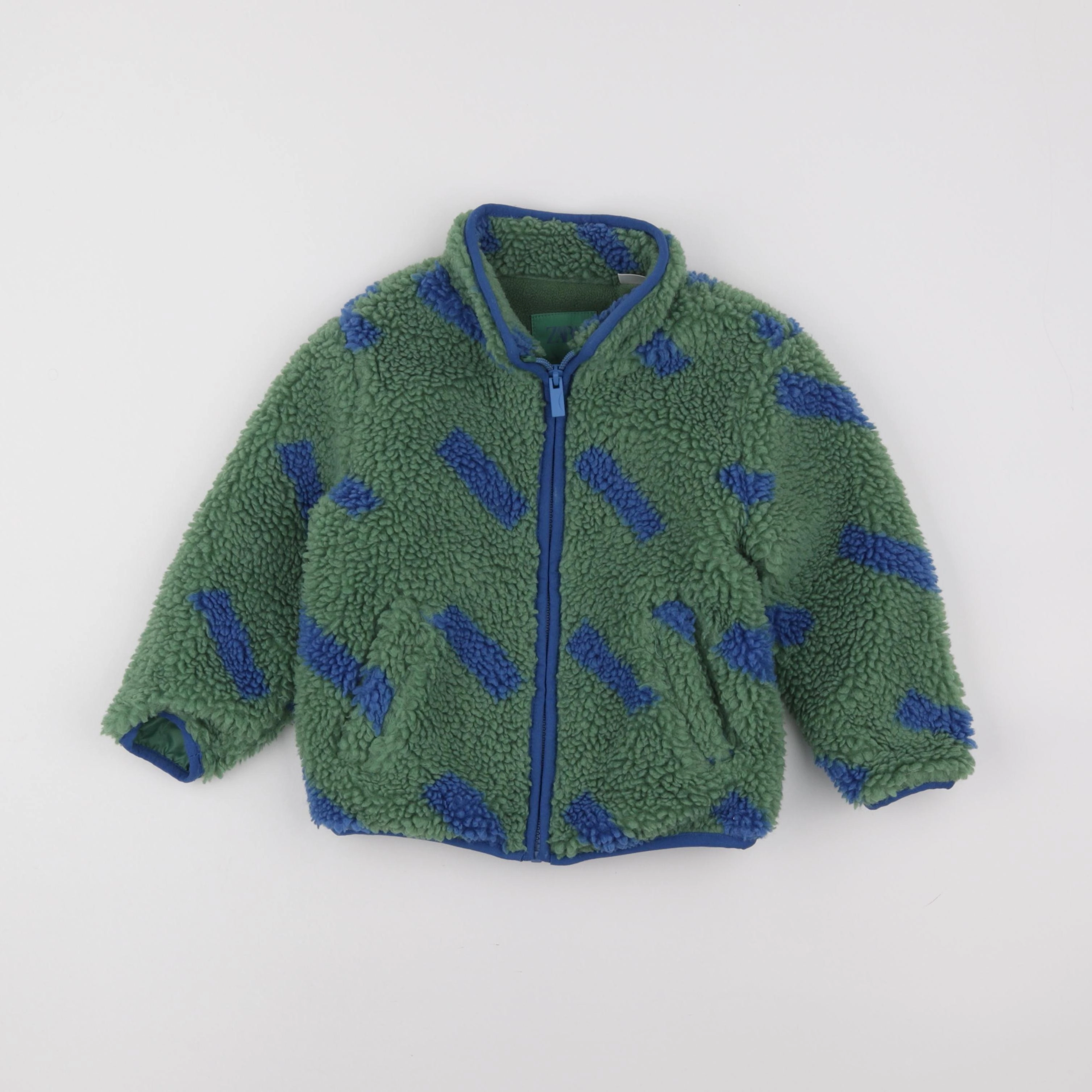 Zara - manteau vert - 2/3 ans