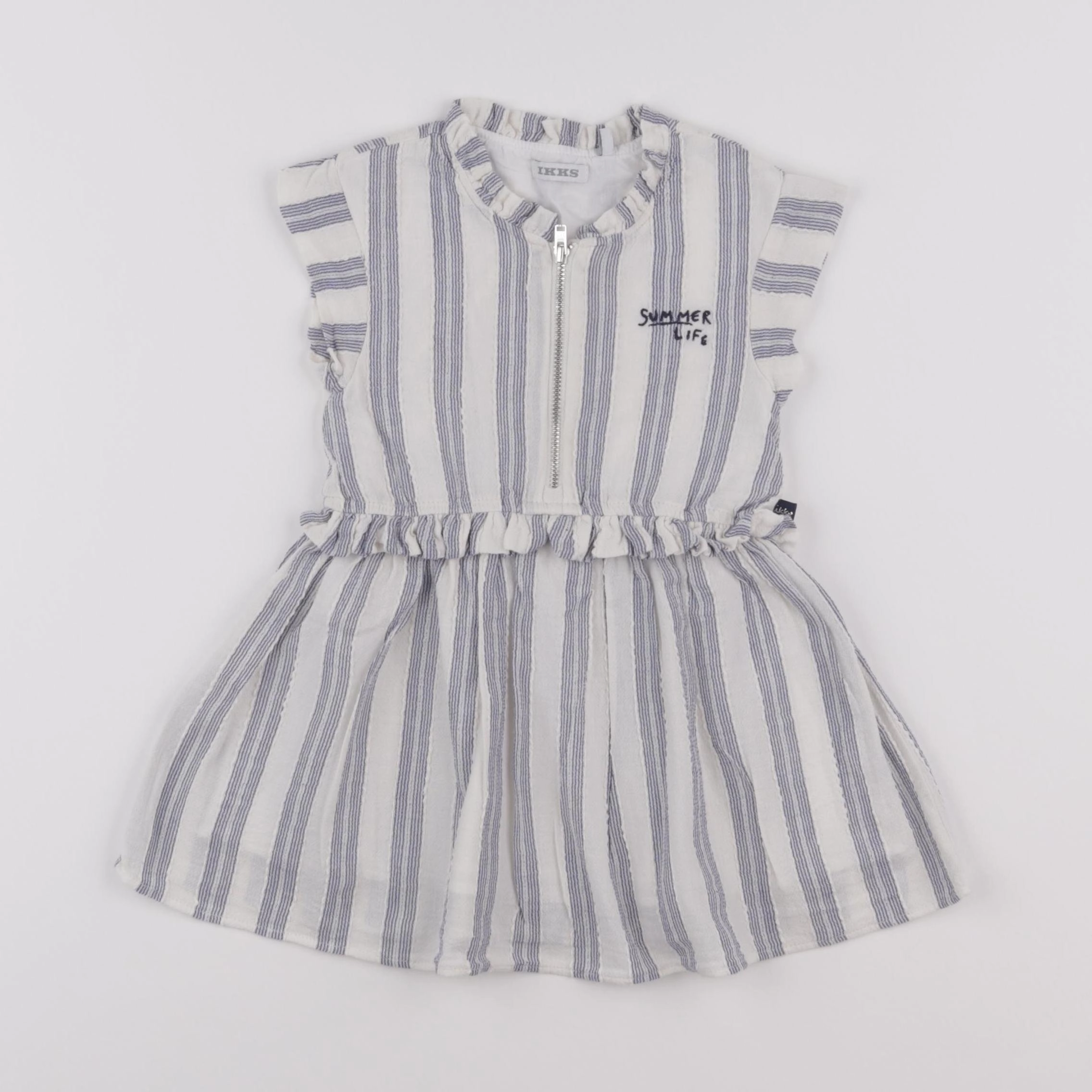 IKKS - robe bleu - 18 mois