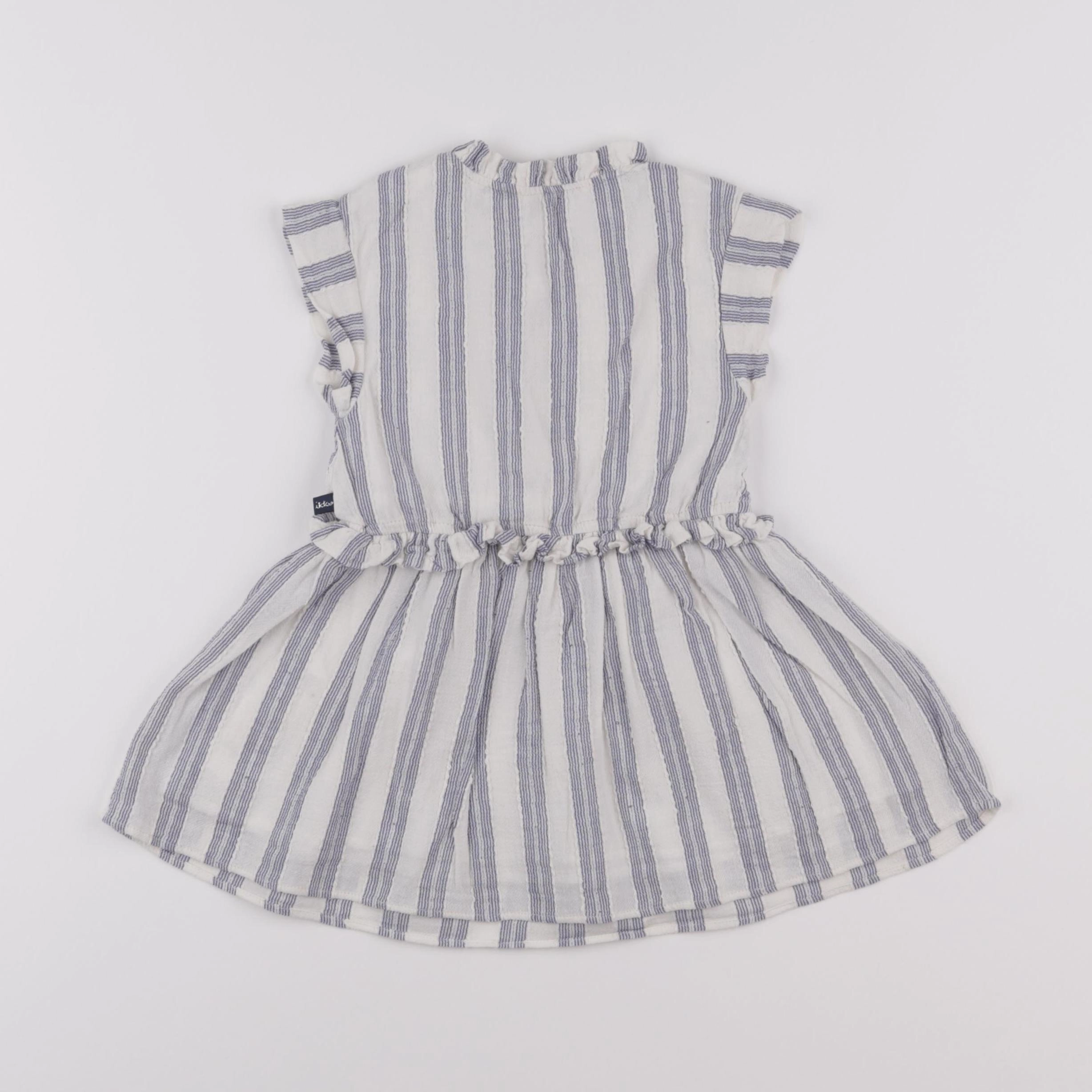 IKKS - robe bleu - 18 mois