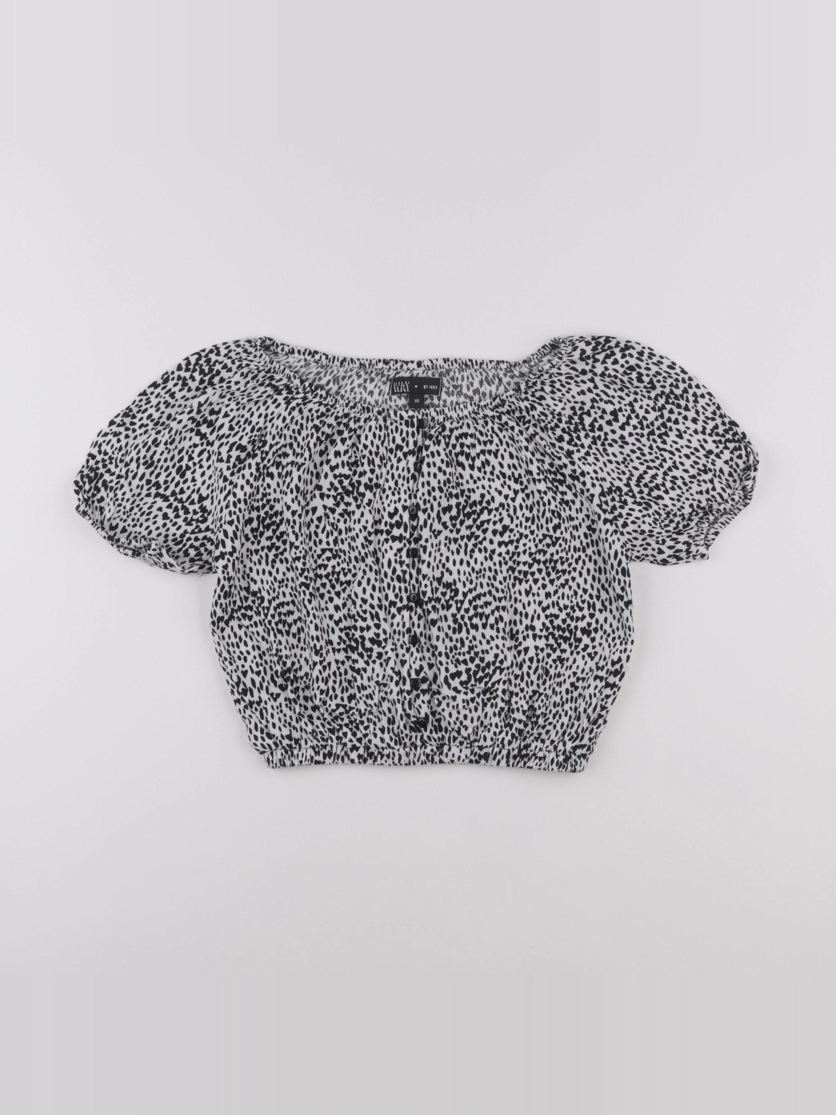 IKKS - blouse noir - 10 ans