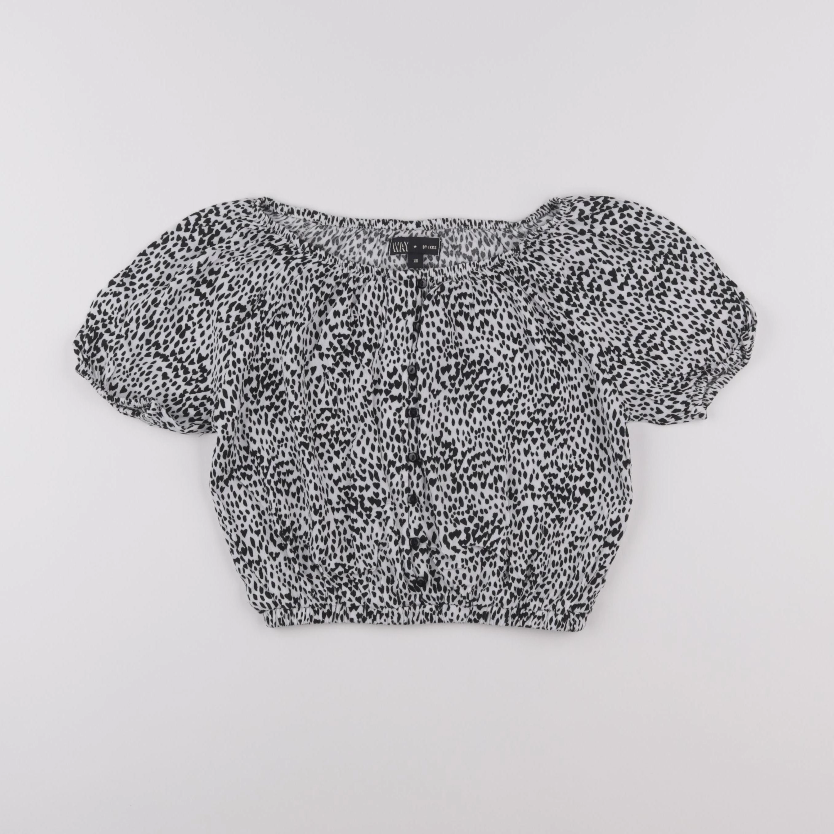 IKKS - blouse noir - 10 ans