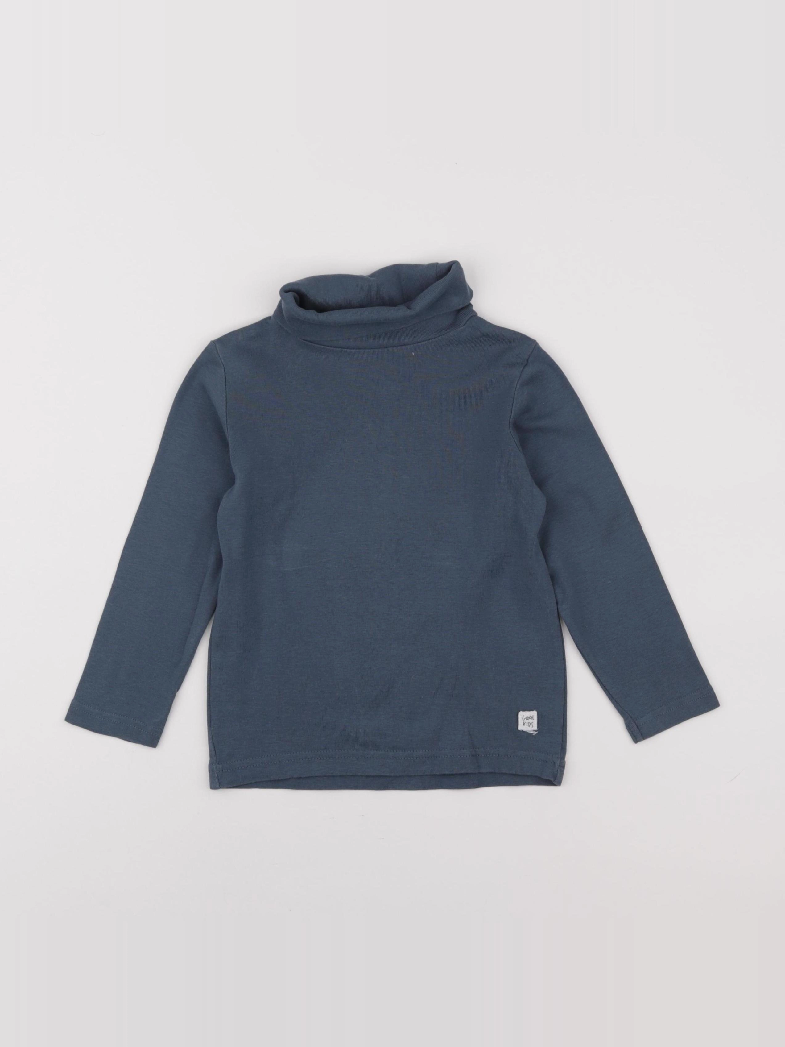 Vertbaudet - sous-pull bleu - 4 ans