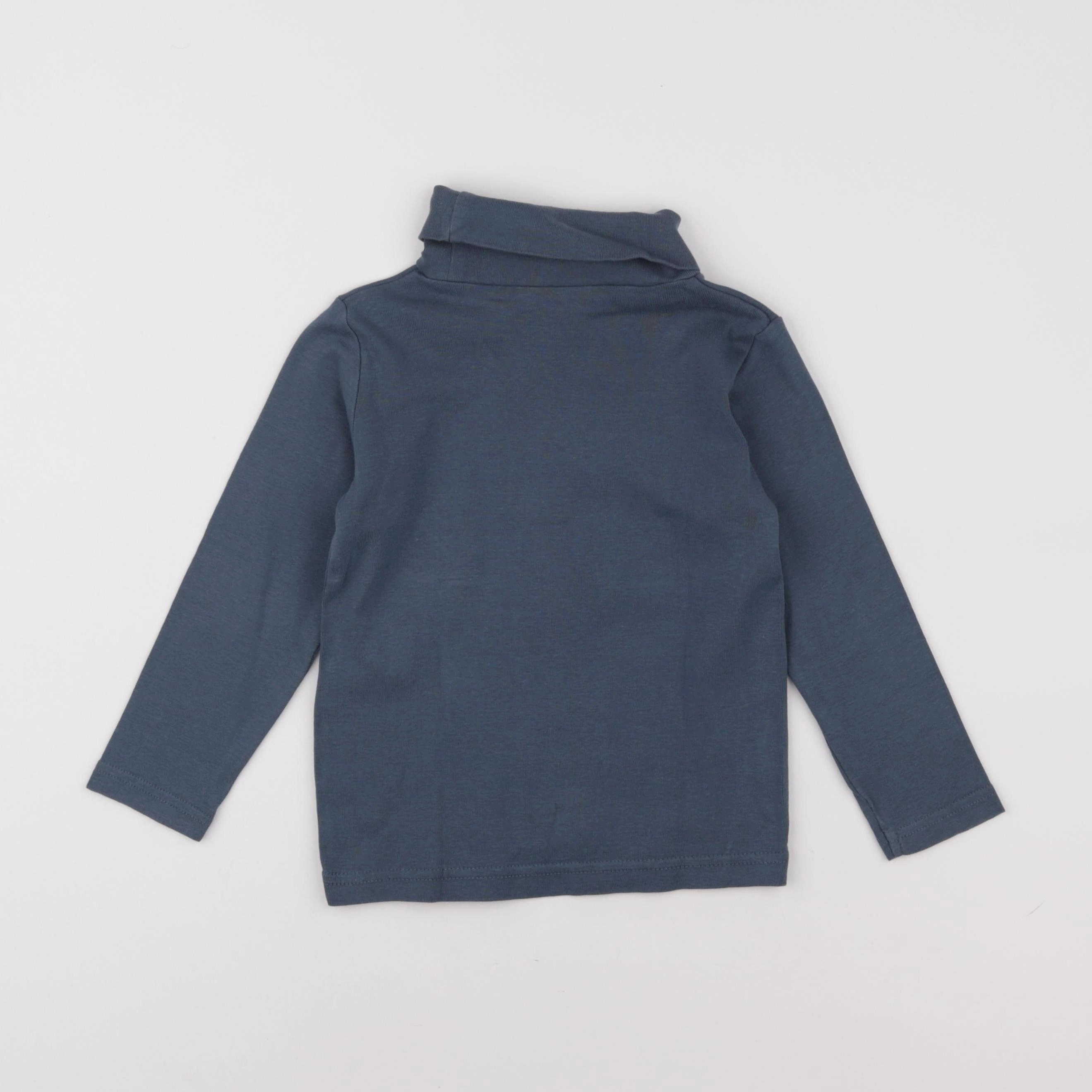 Vertbaudet - sous-pull bleu - 4 ans
