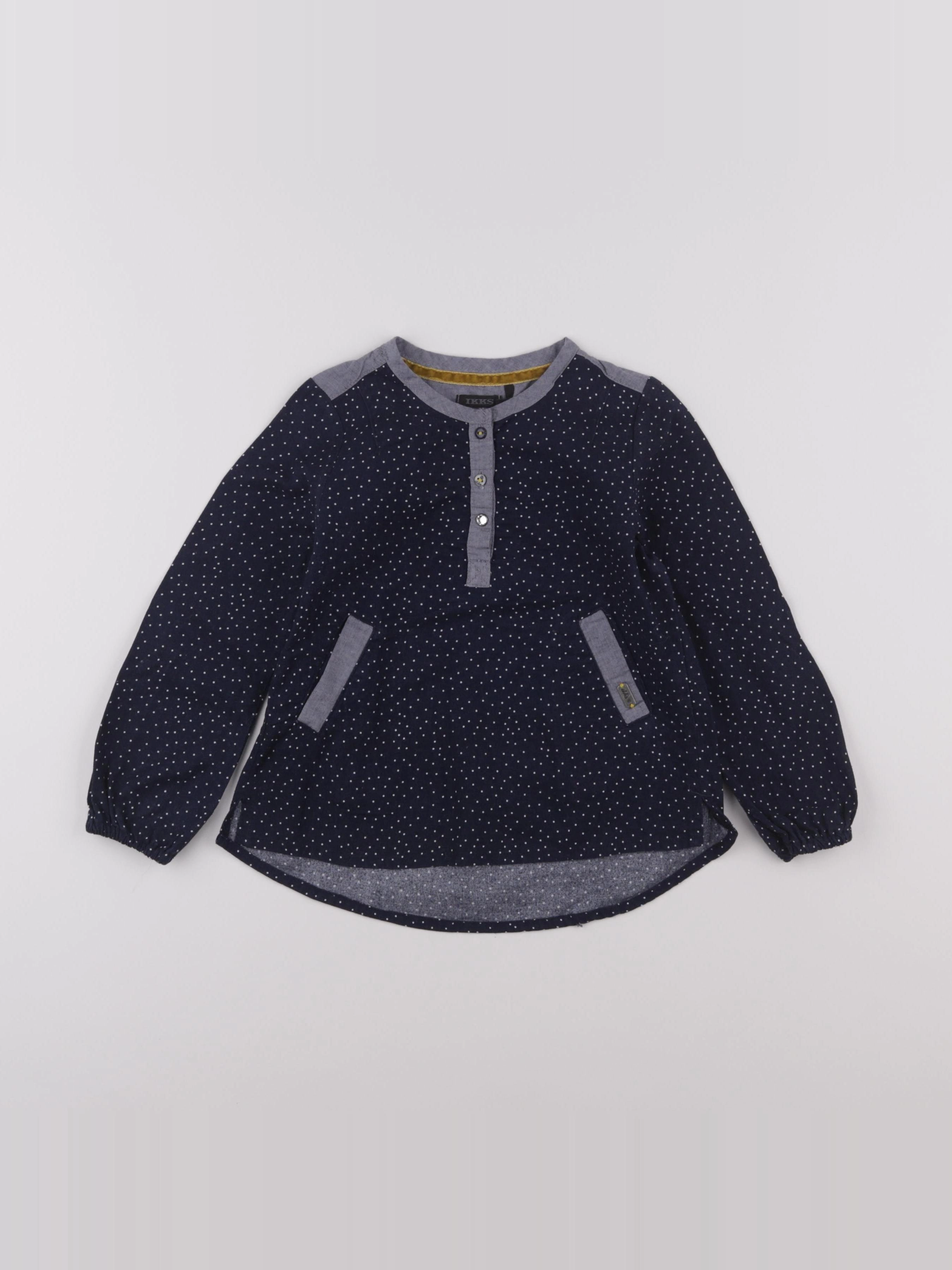 IKKS - blouse bleu - 4 ans