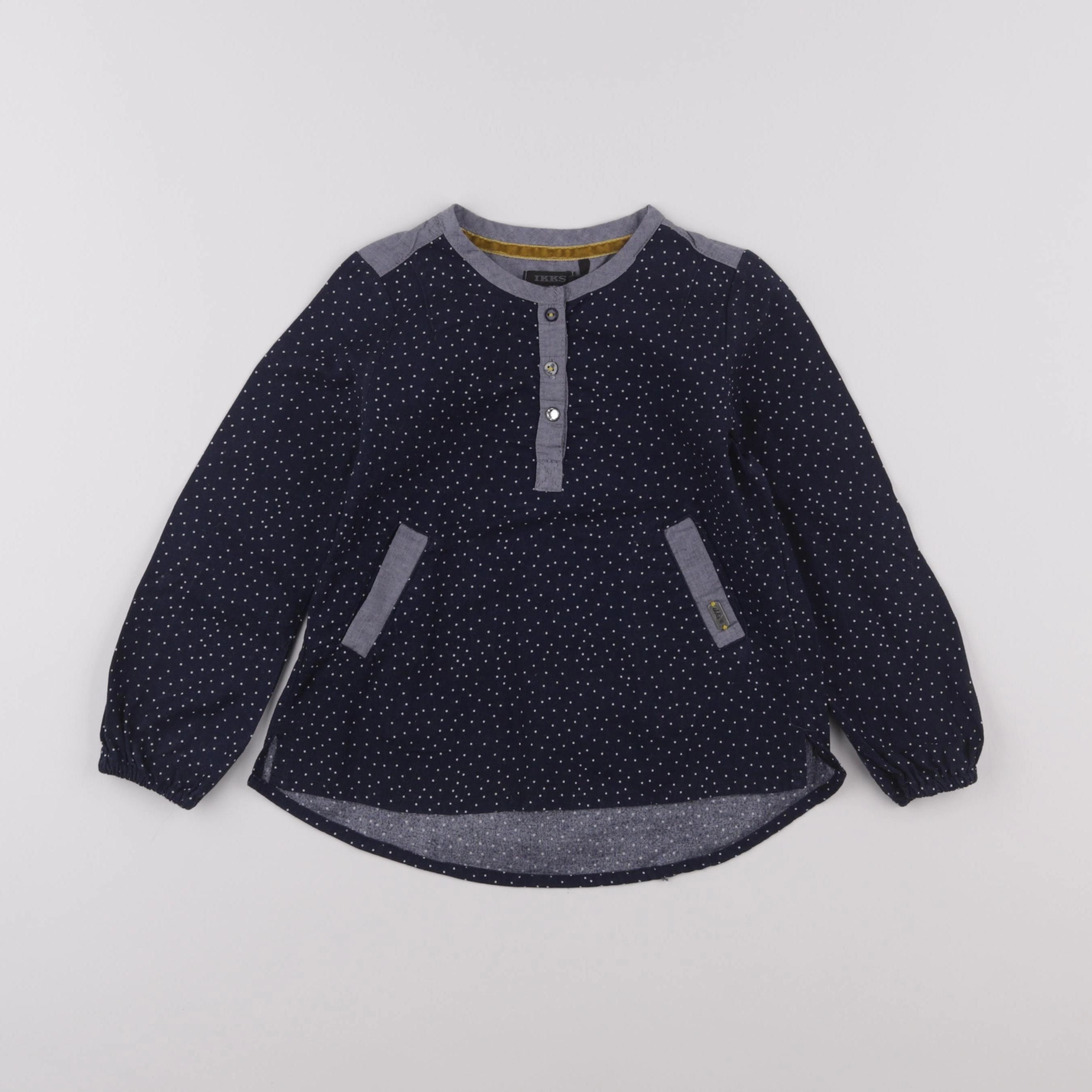 IKKS - blouse bleu - 4 ans