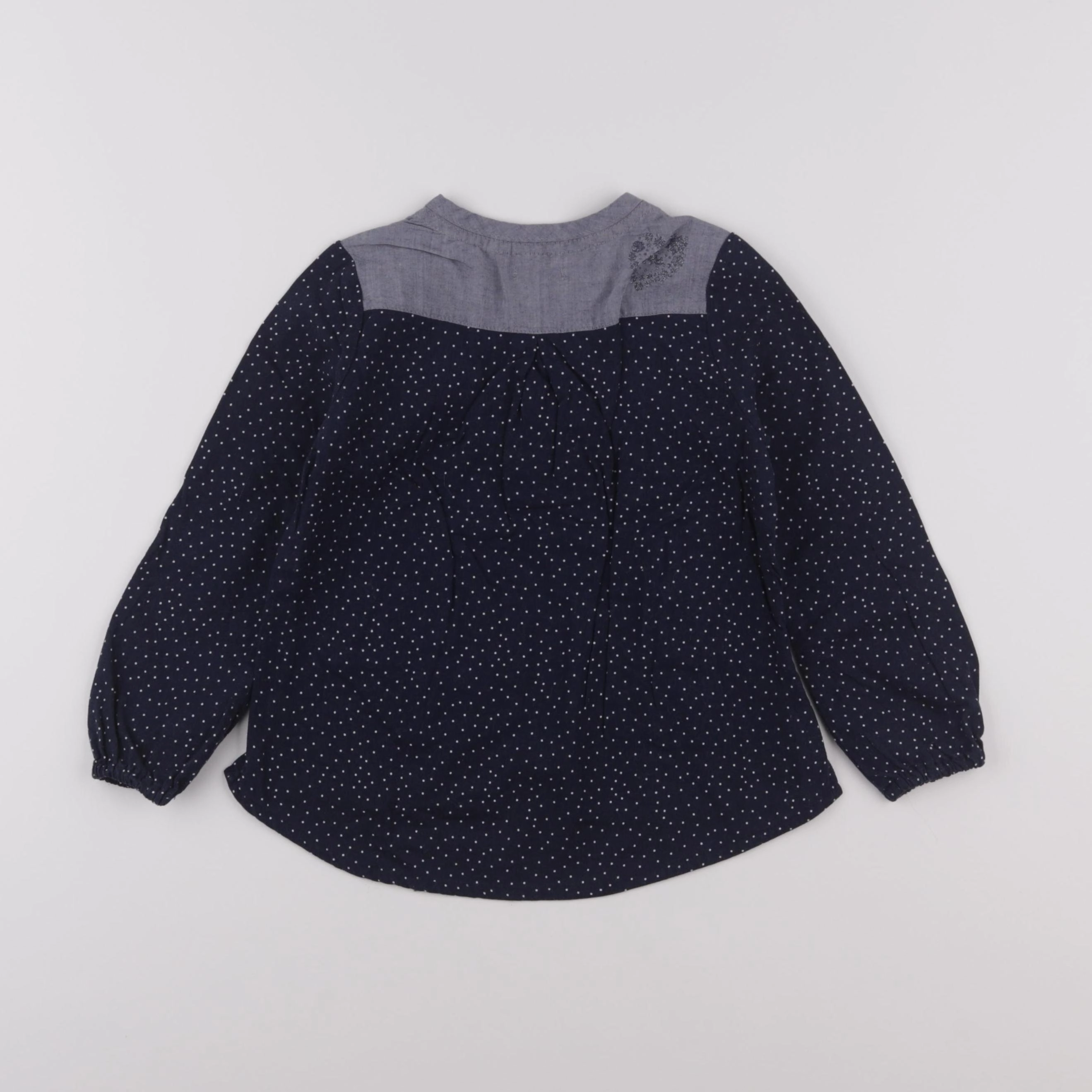 IKKS - blouse bleu - 4 ans