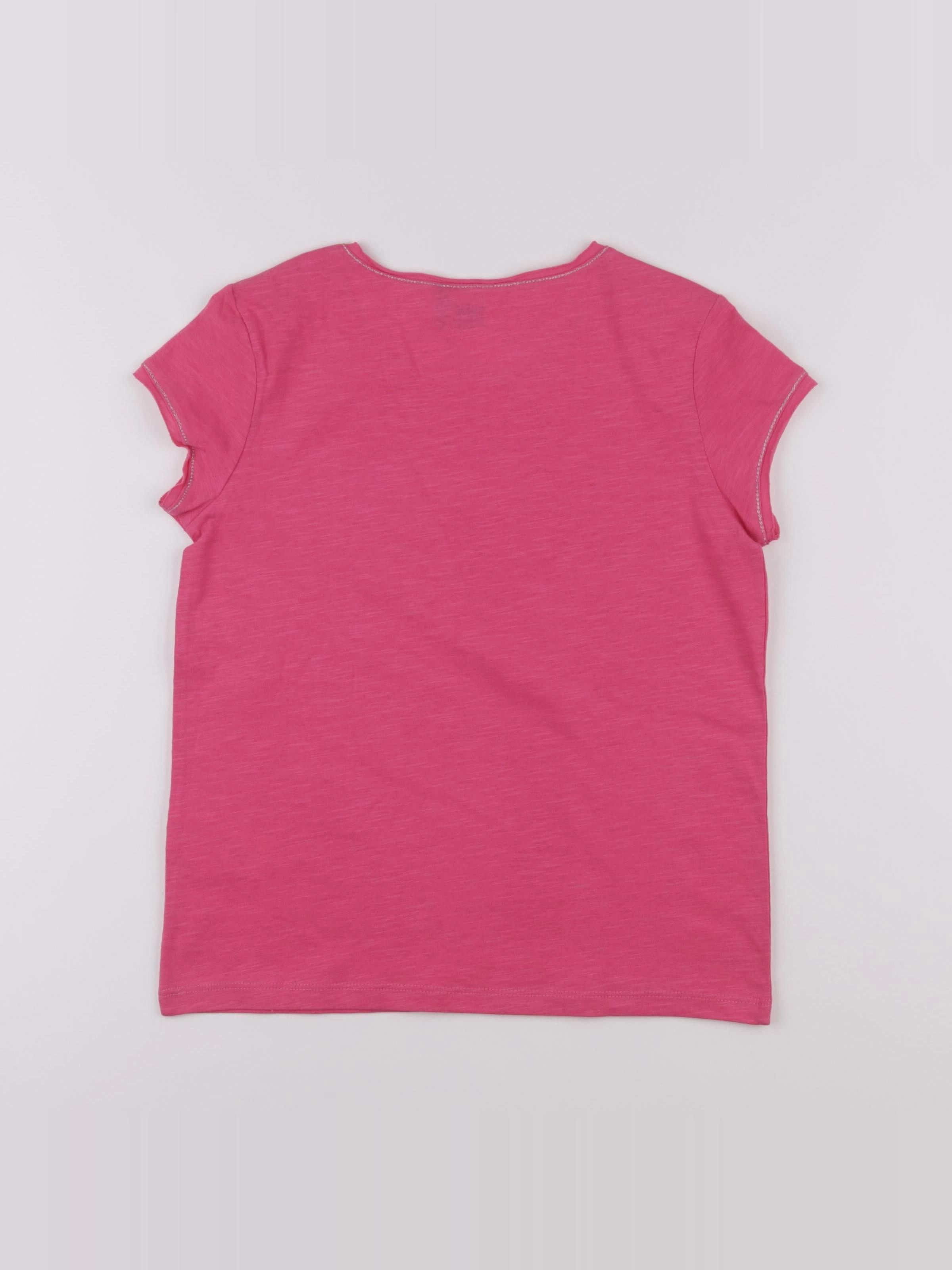 IKKS - tee-shirt rose - 10 ans