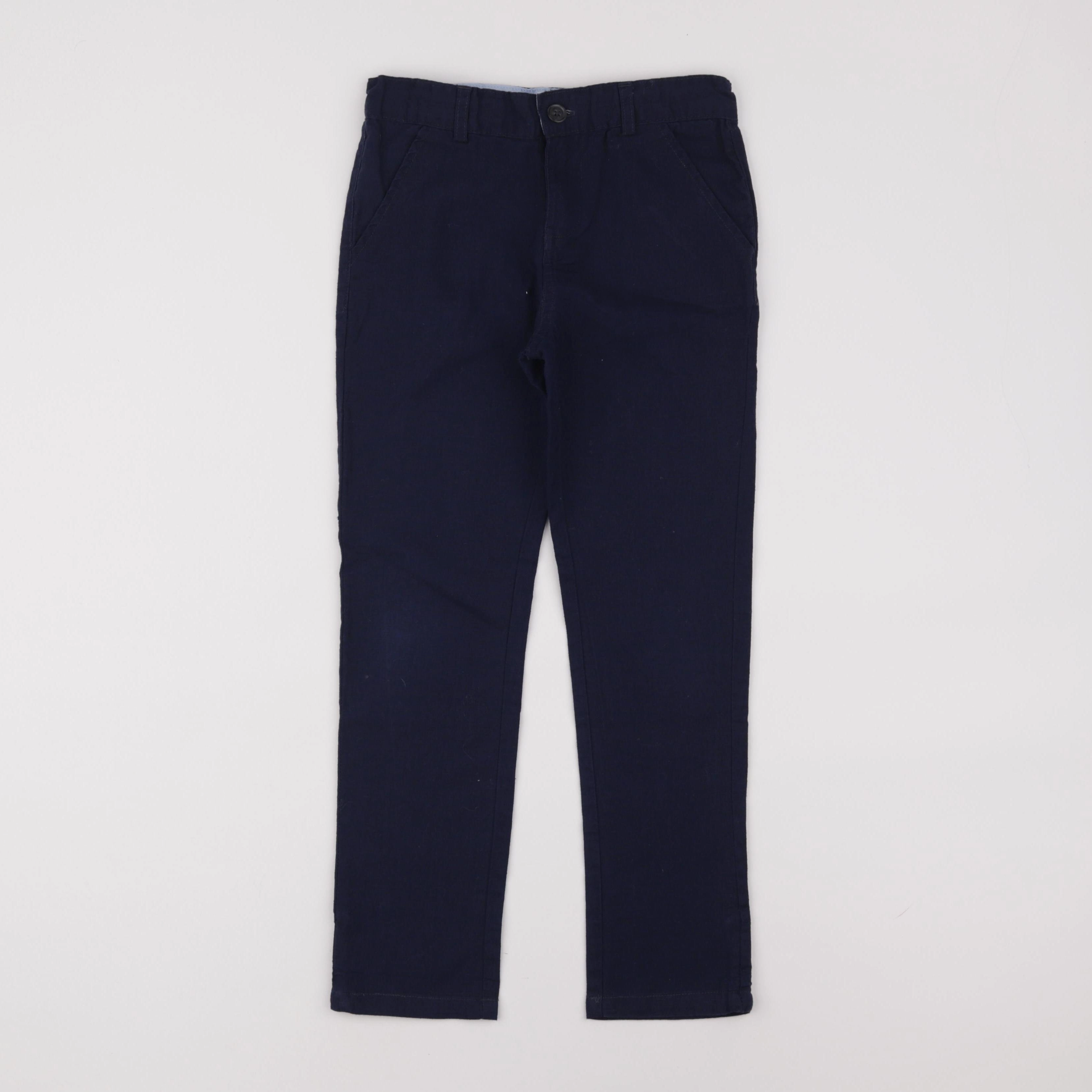 Vertbaudet - pantalon bleu - 7 ans