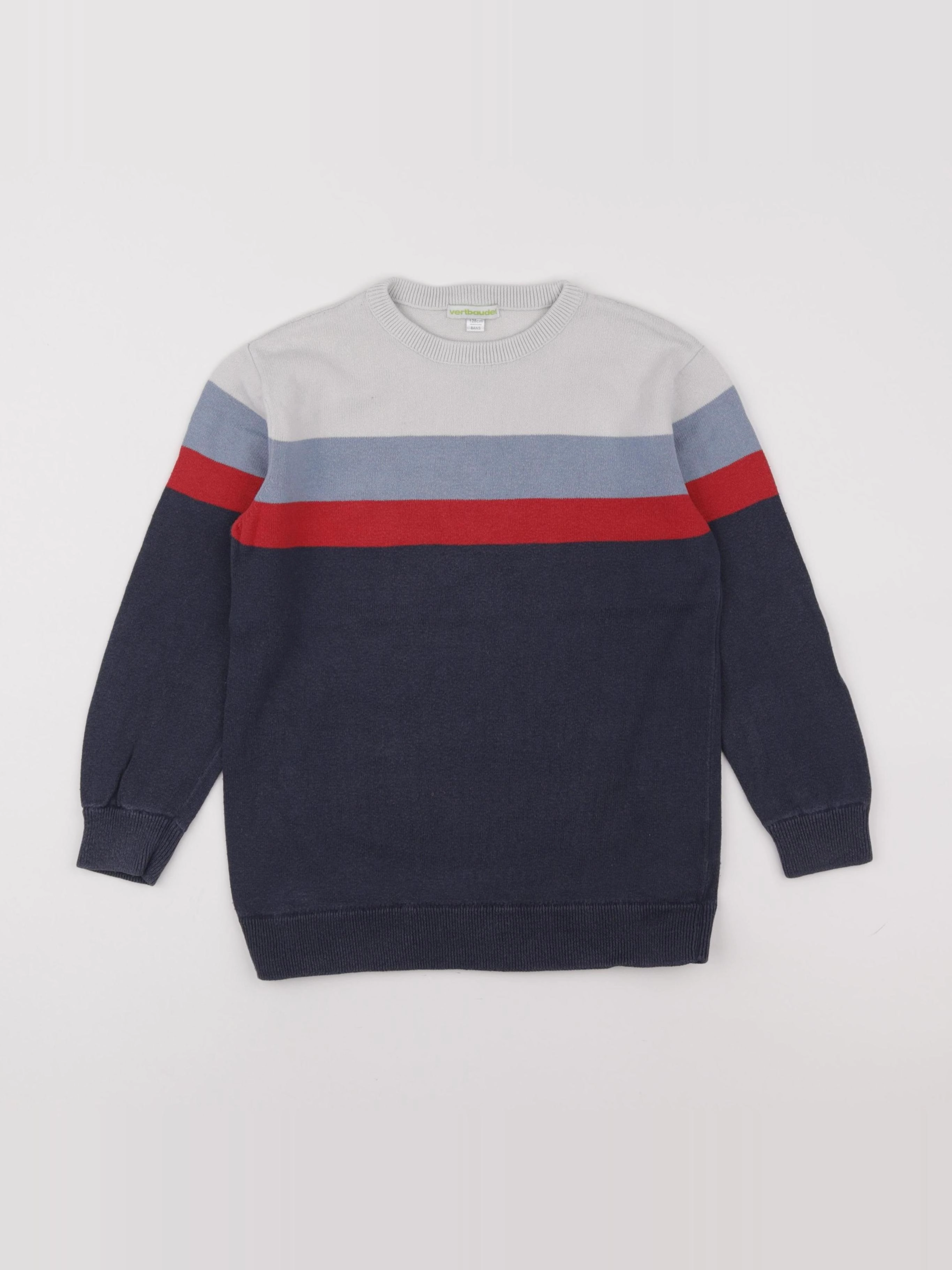 Vertbaudet - pull multicolore - 8 ans
