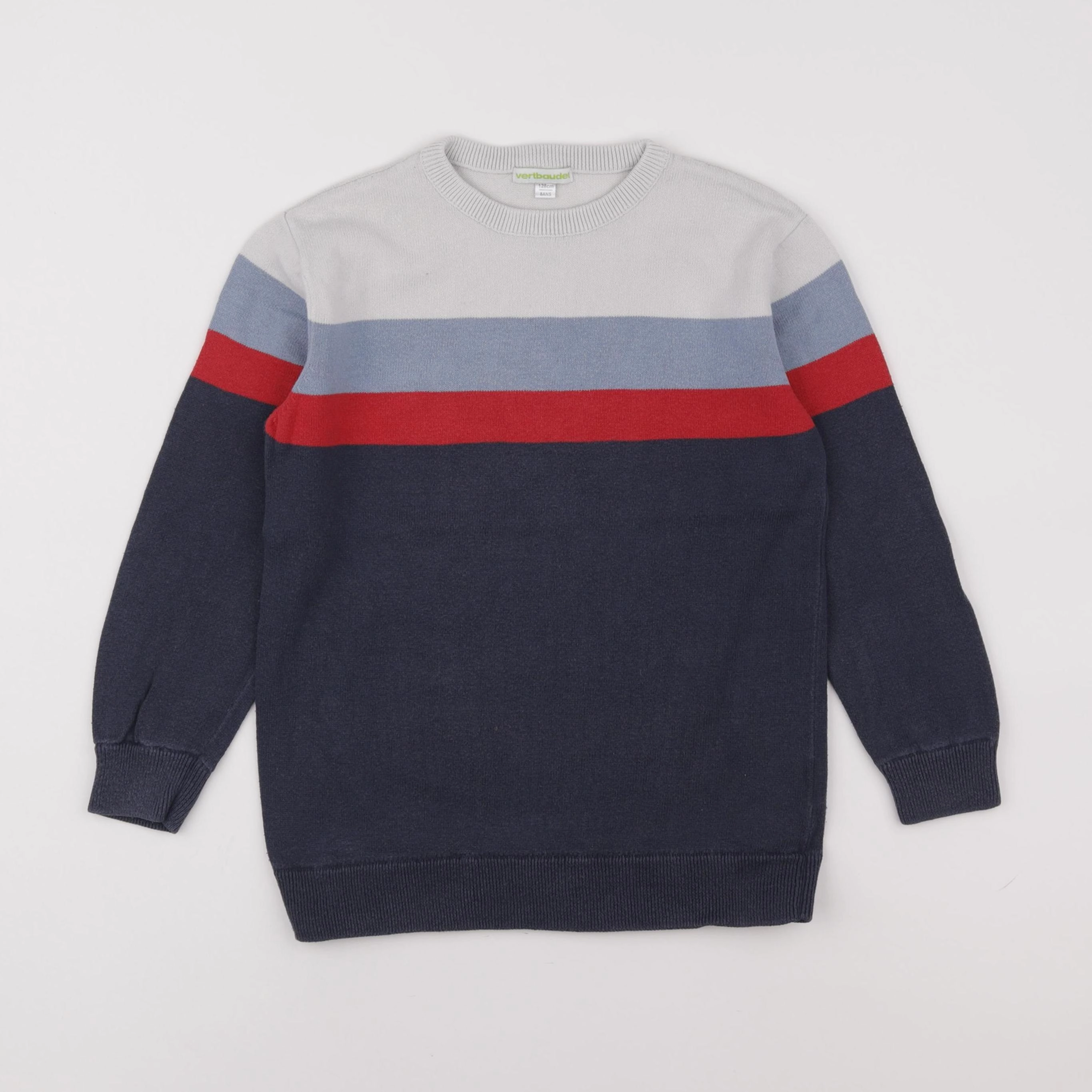Vertbaudet - pull multicolore - 8 ans