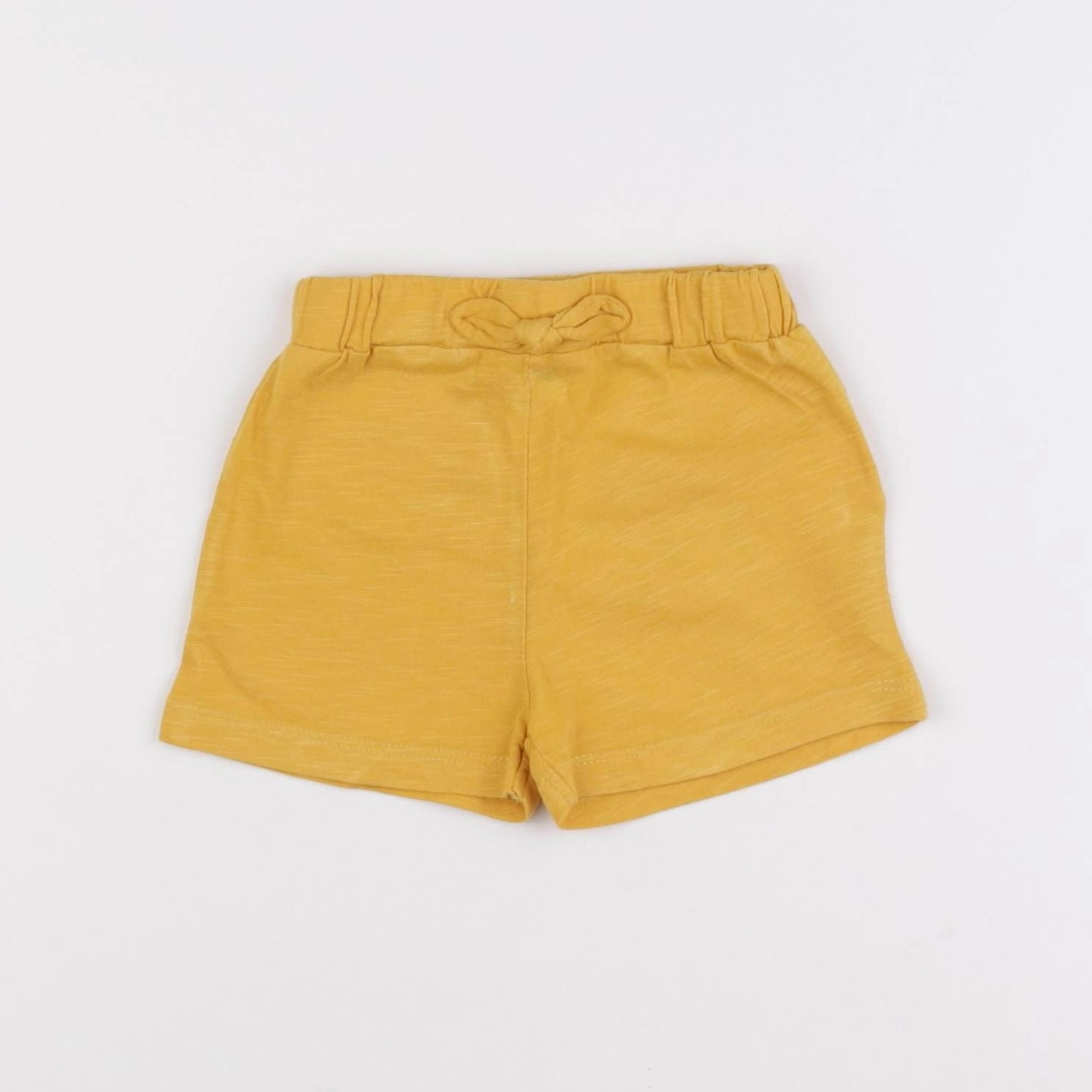 Vertbaudet - short jaune - 6 mois