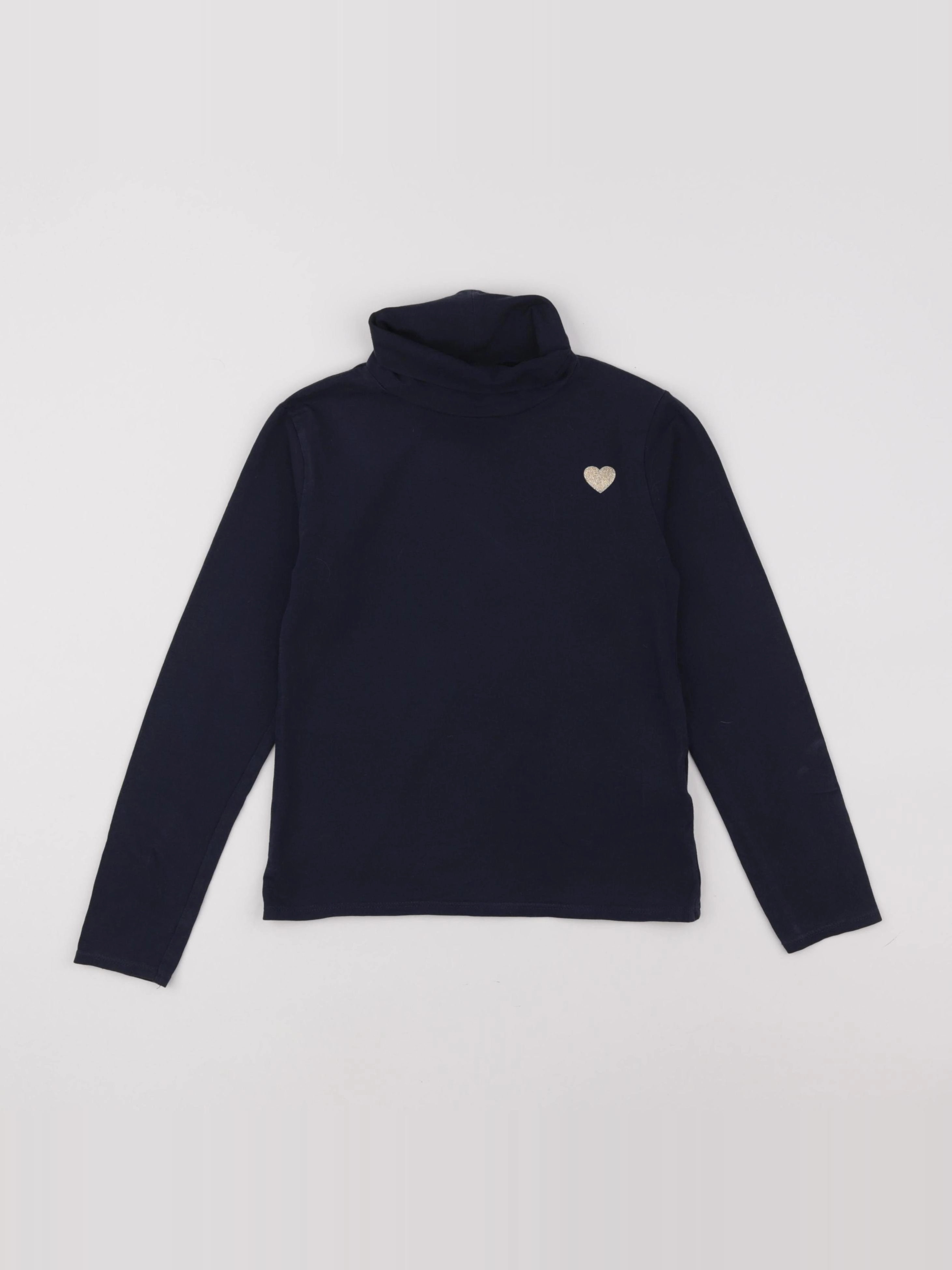 Vertbaudet - sous-pull bleu - 8 ans