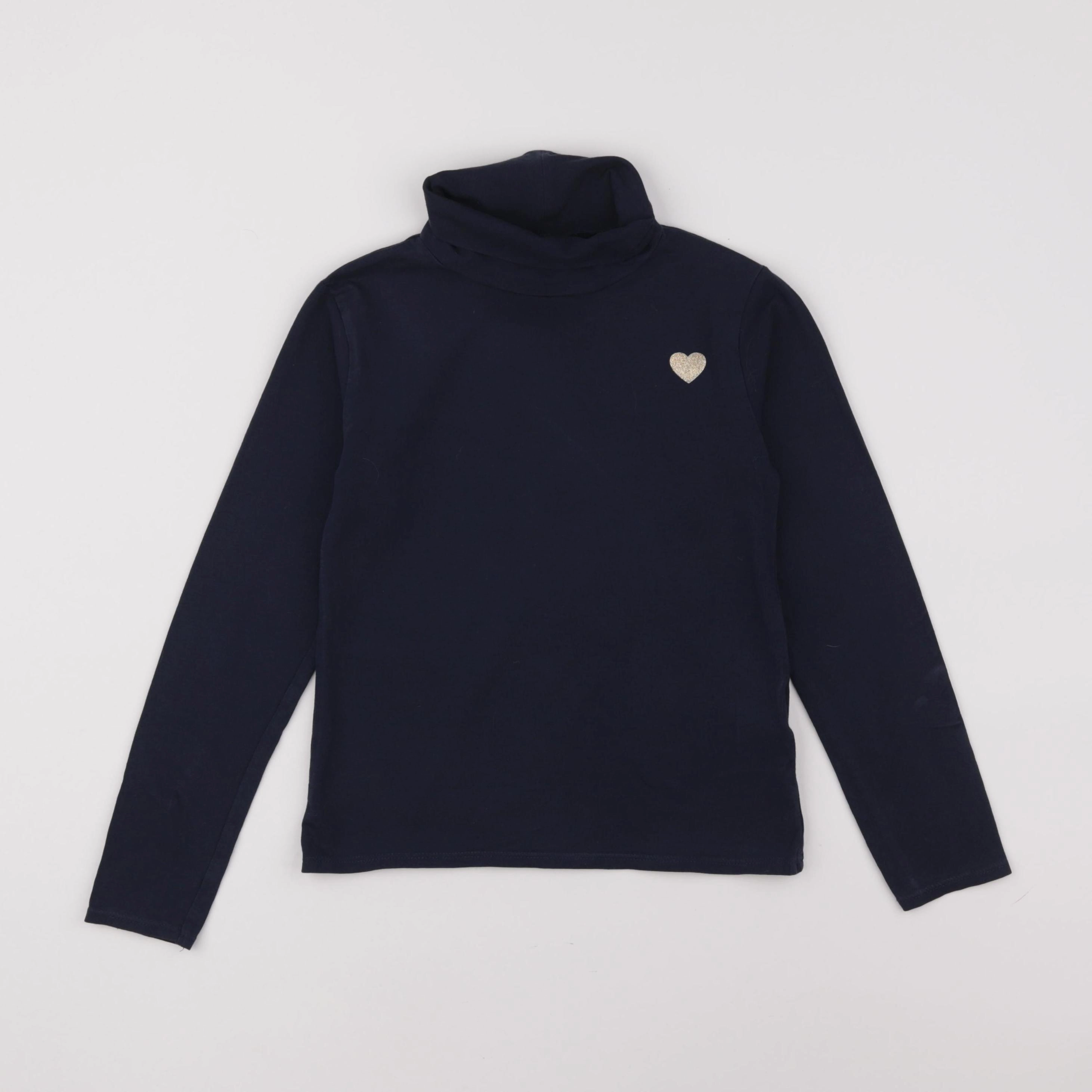 Vertbaudet - sous-pull bleu - 8 ans