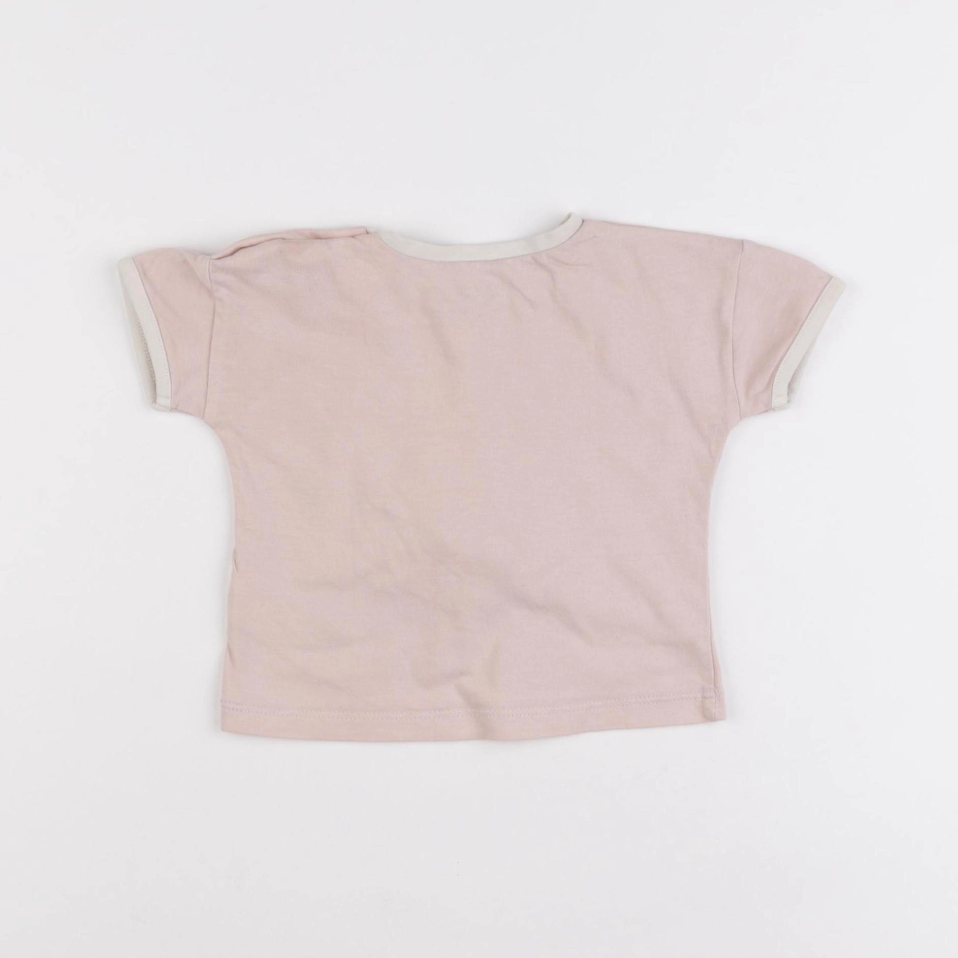 Vertbaudet - tee-shirt rose - 6 mois