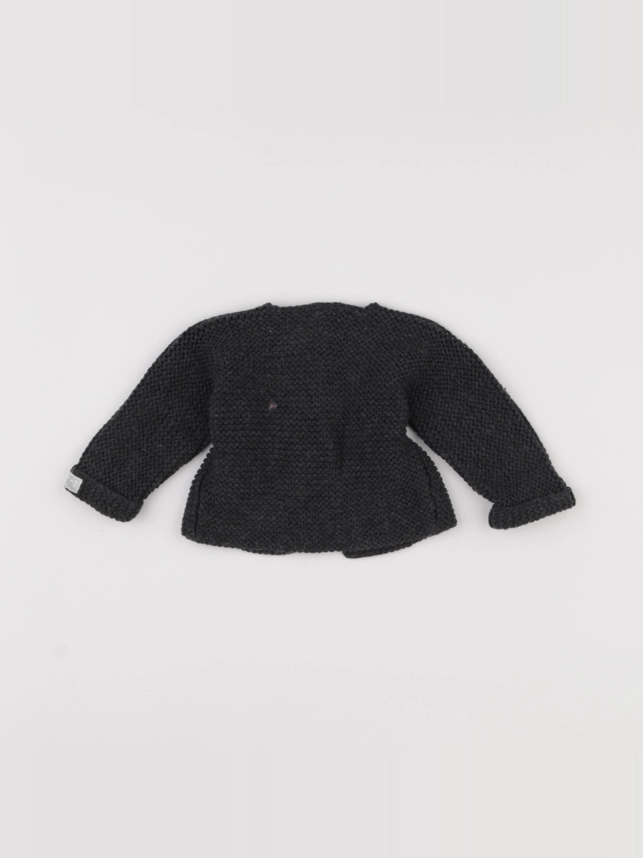 Petit Bateau - gilet gris - 3 mois