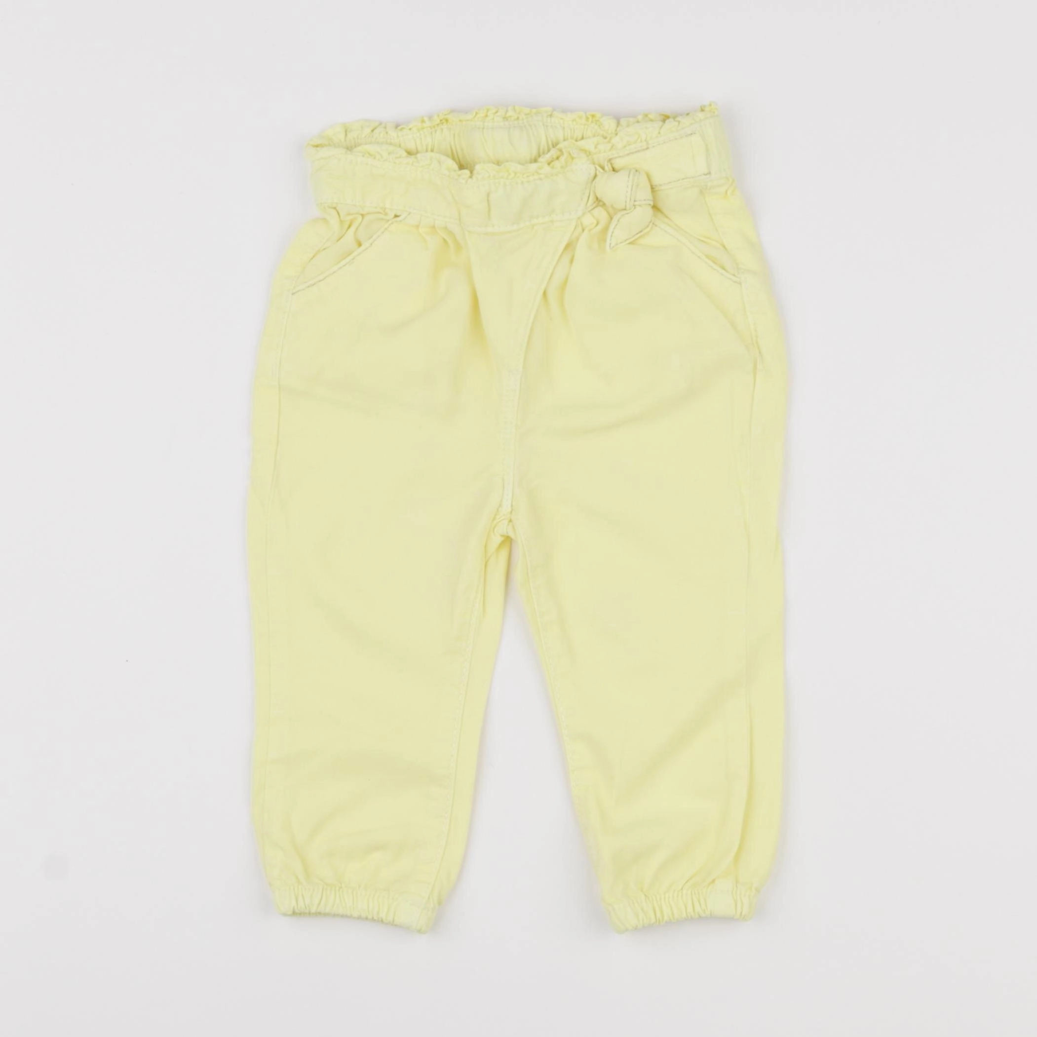 Tape à l'oeil - pantalon jaune - 12 mois
