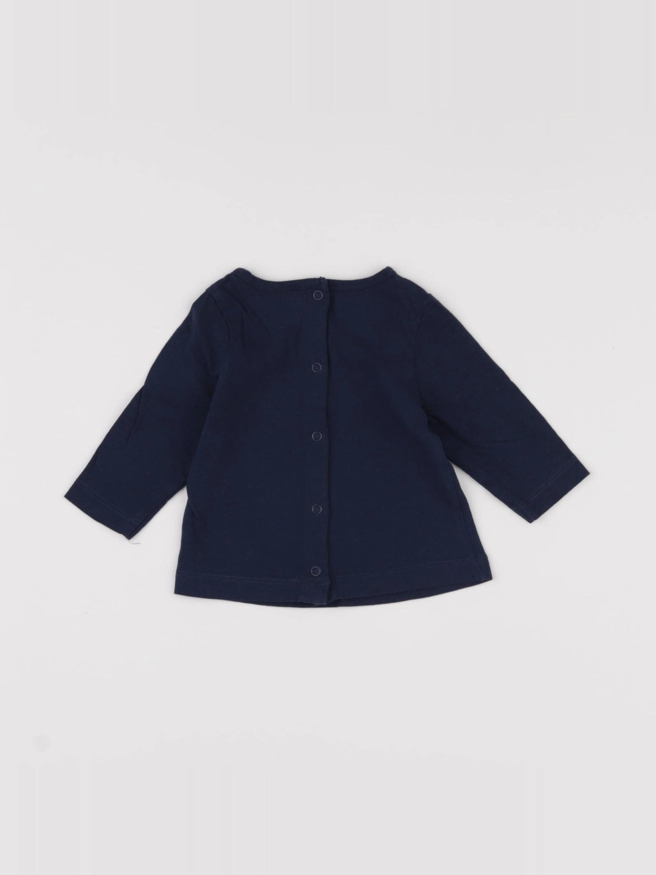 Tape à l'oeil - tee-shirt bleu - 3 mois
