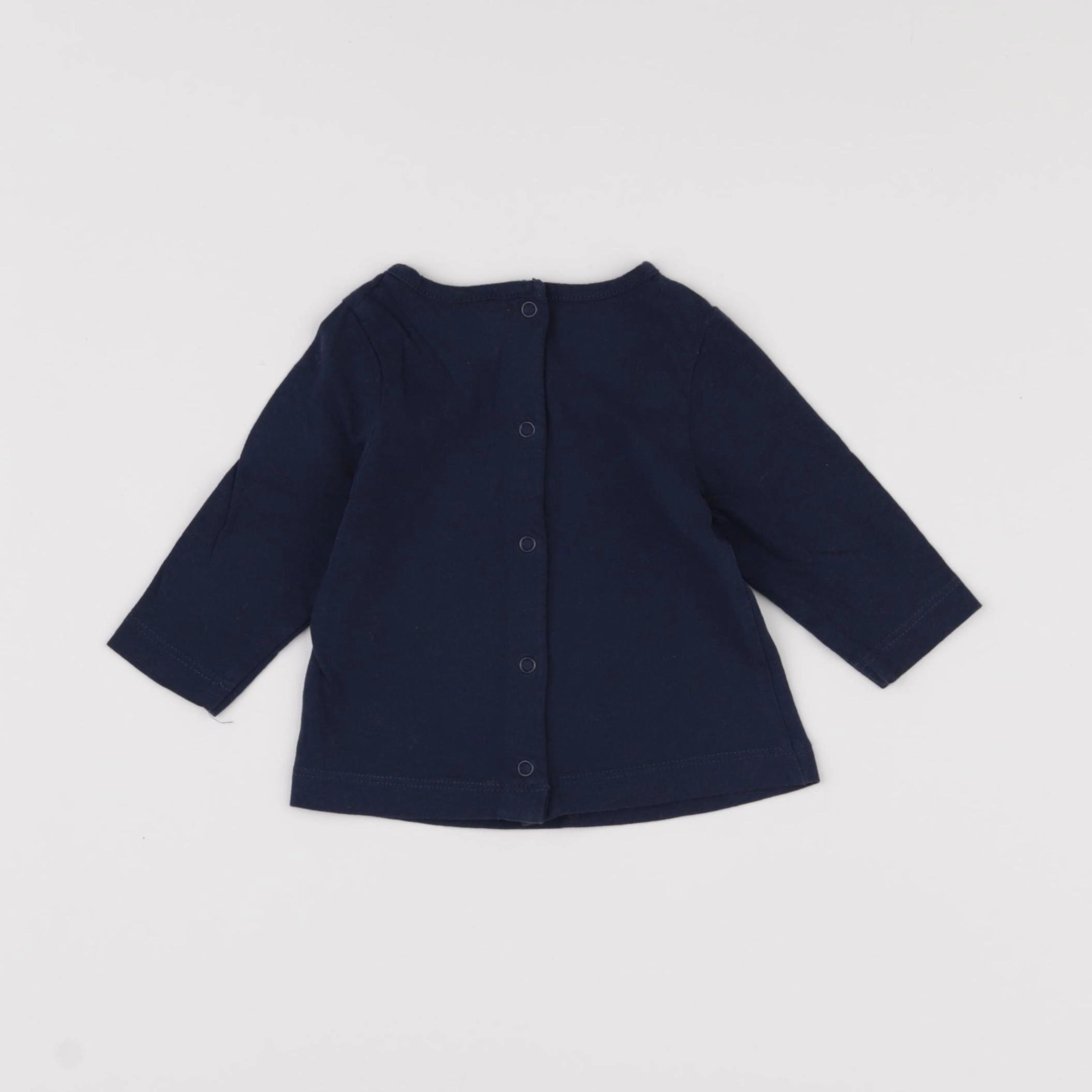 Tape à l'oeil - tee-shirt bleu - 3 mois