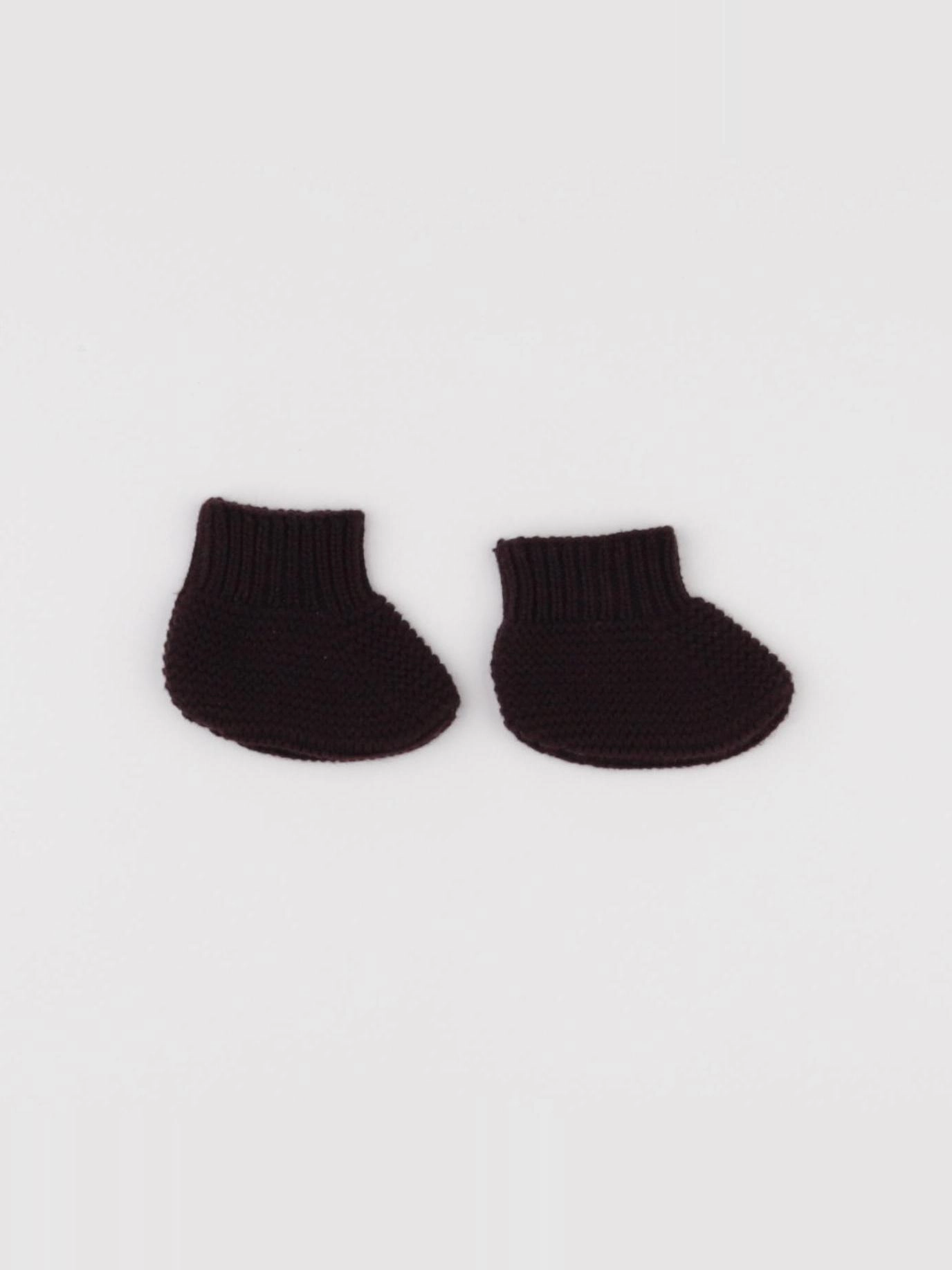 Lililotte - chaussons violet - 6/12 mois
