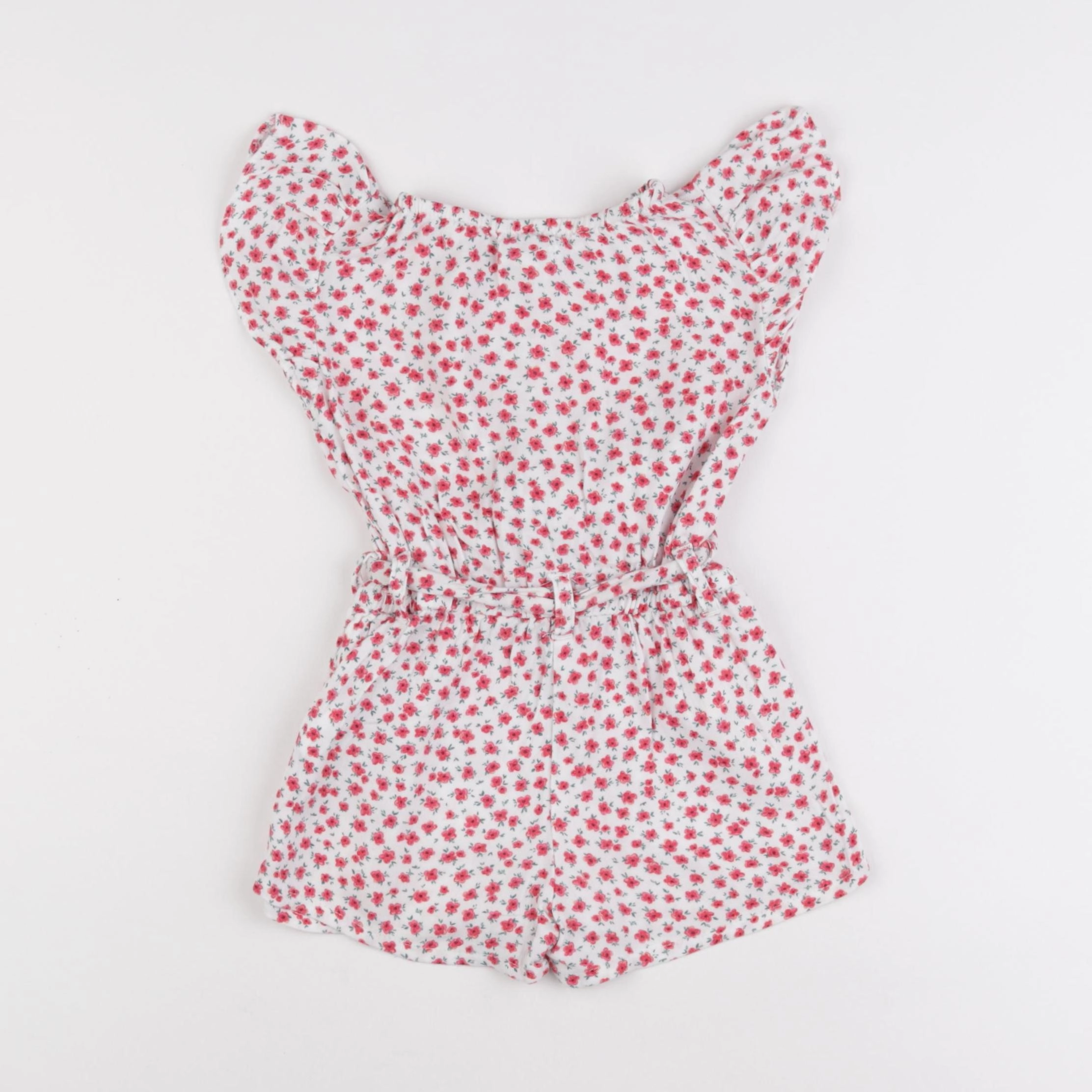 Vertbaudet - combinaison blanc, rose - 3 ans