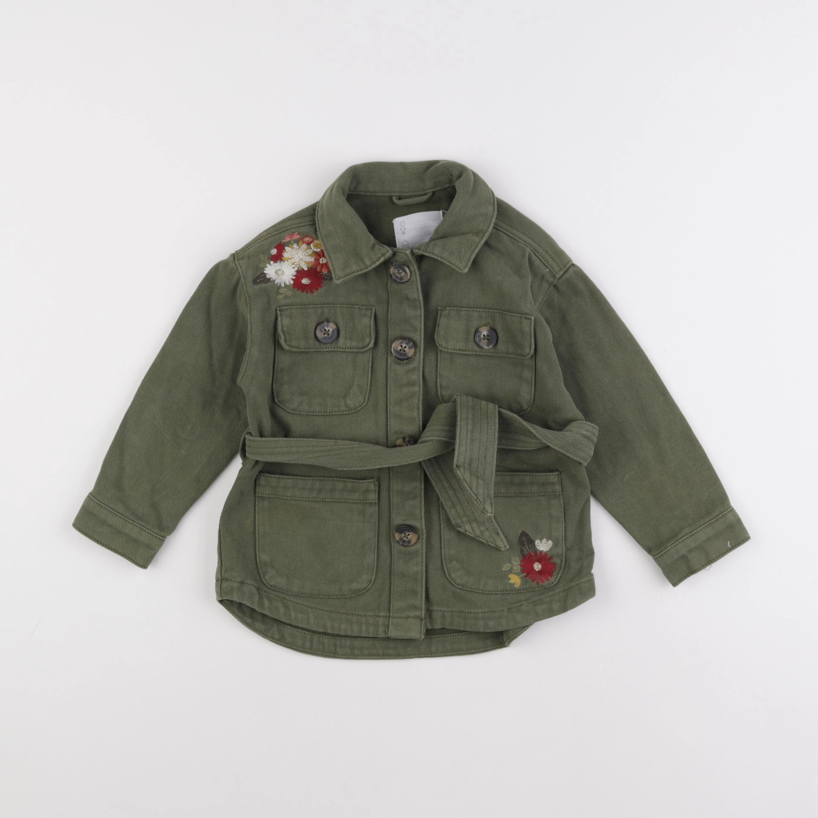 Vertbaudet - veste vert - 3 ans