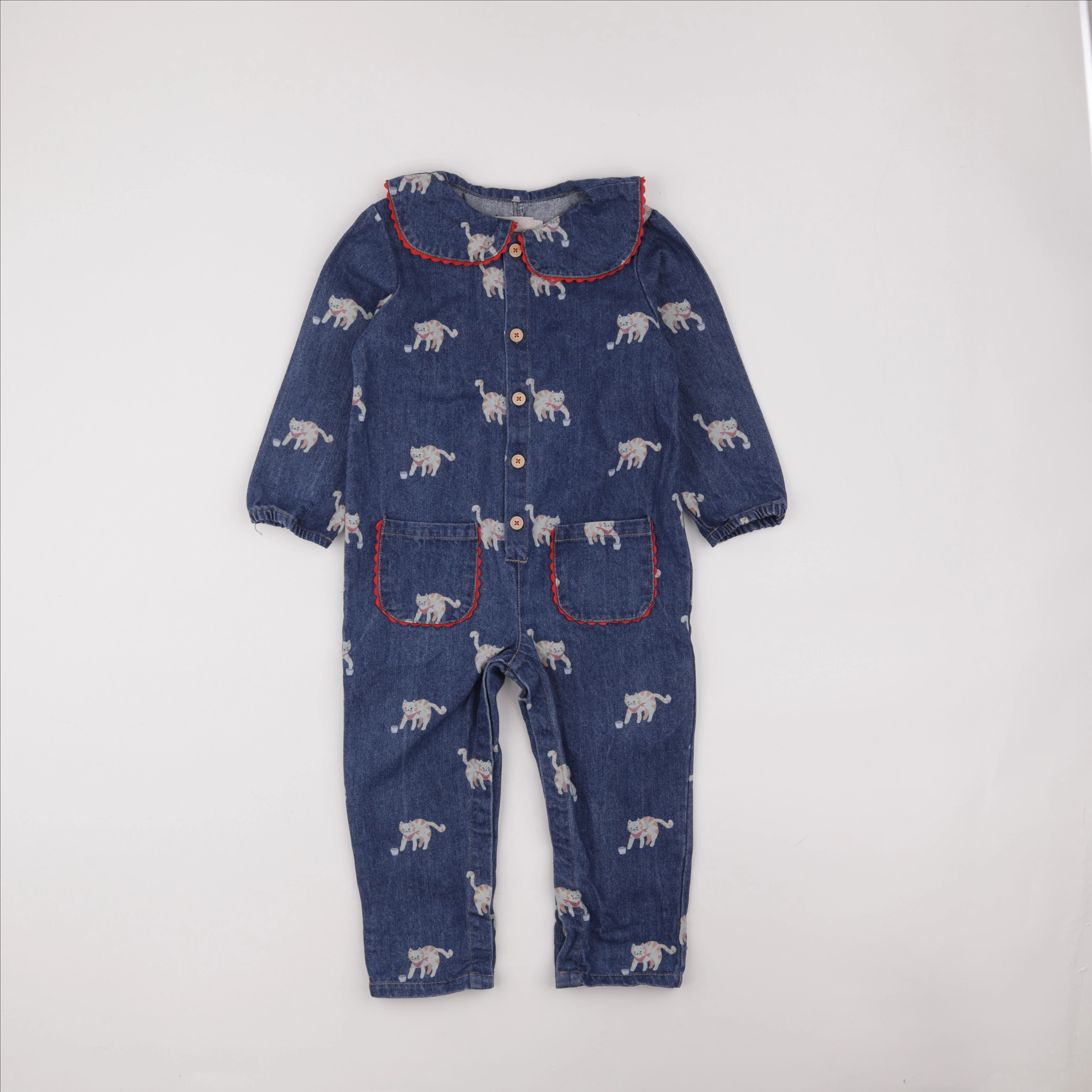Boutchou - combinaison bleu - 36 mois