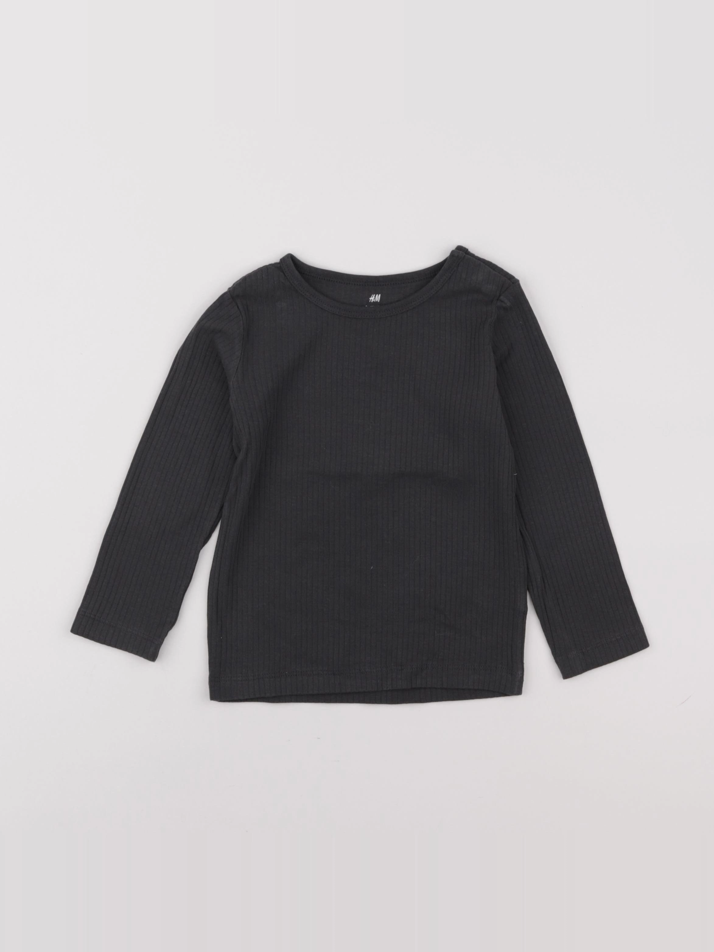 H&M - tee-shirt gris - 18/24 mois