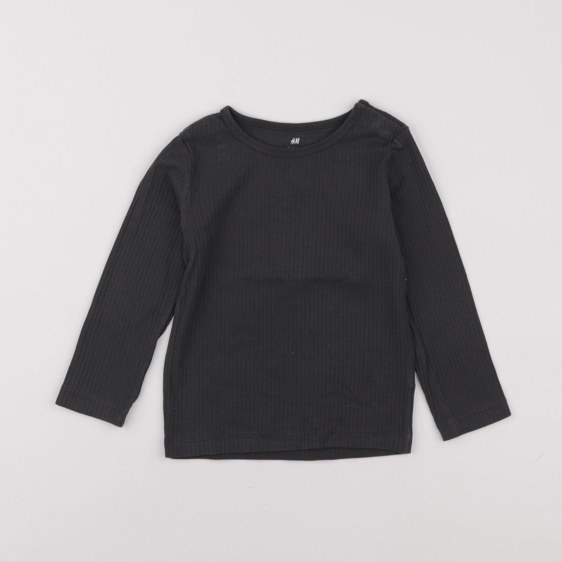 H&M - tee-shirt gris - 18/24 mois