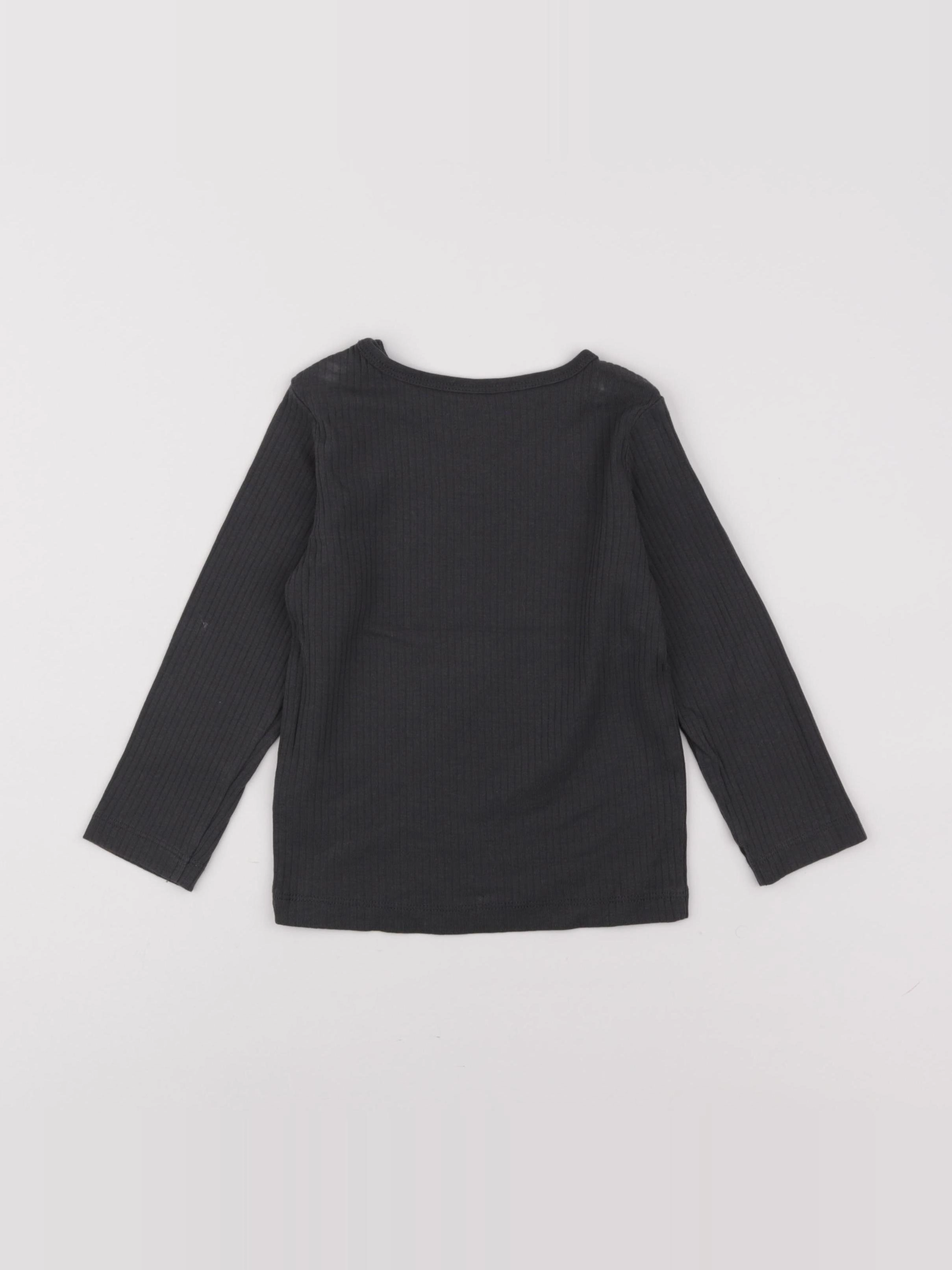 H&M - tee-shirt gris - 18/24 mois