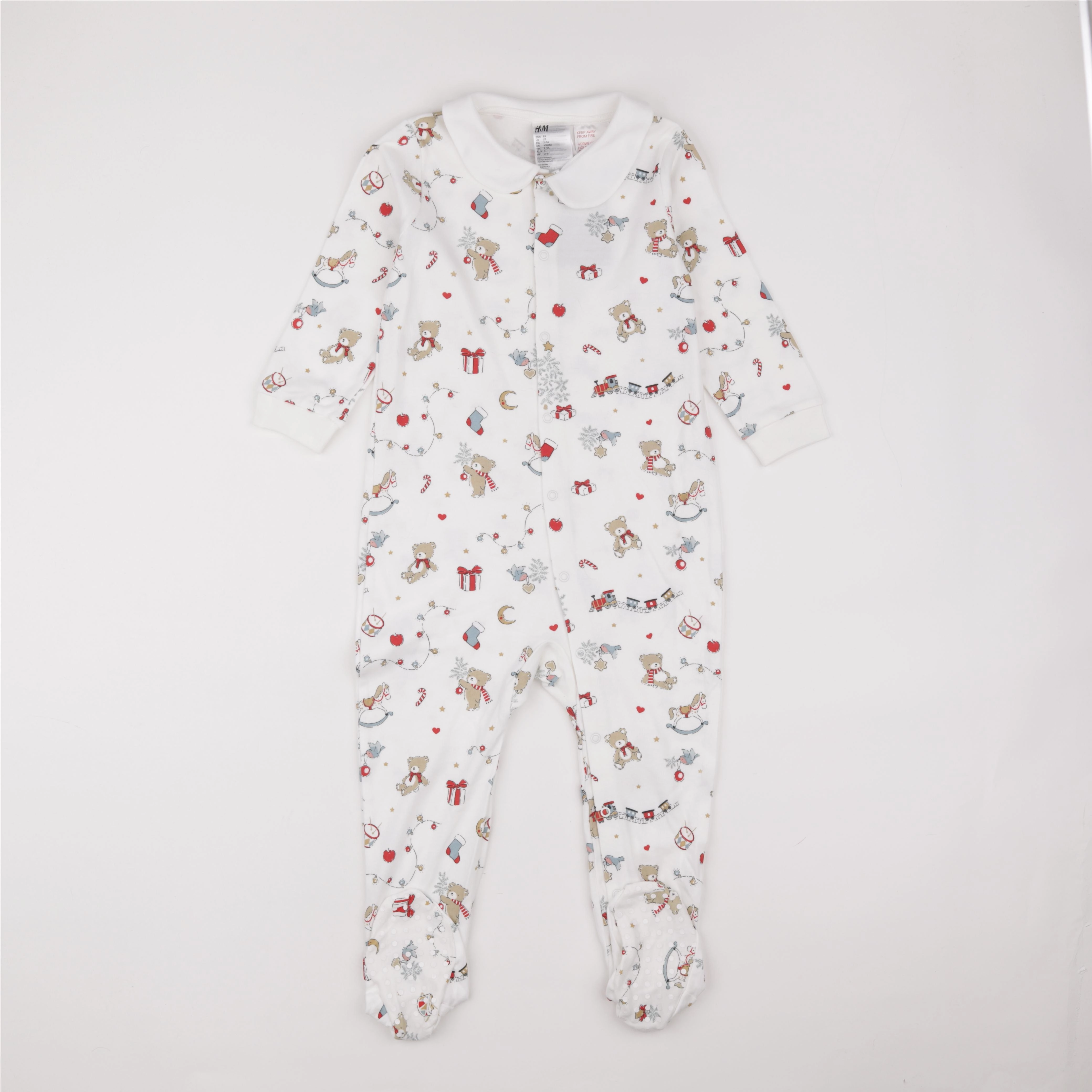 H&M - pyjama coton multicolore - 2/3 ans