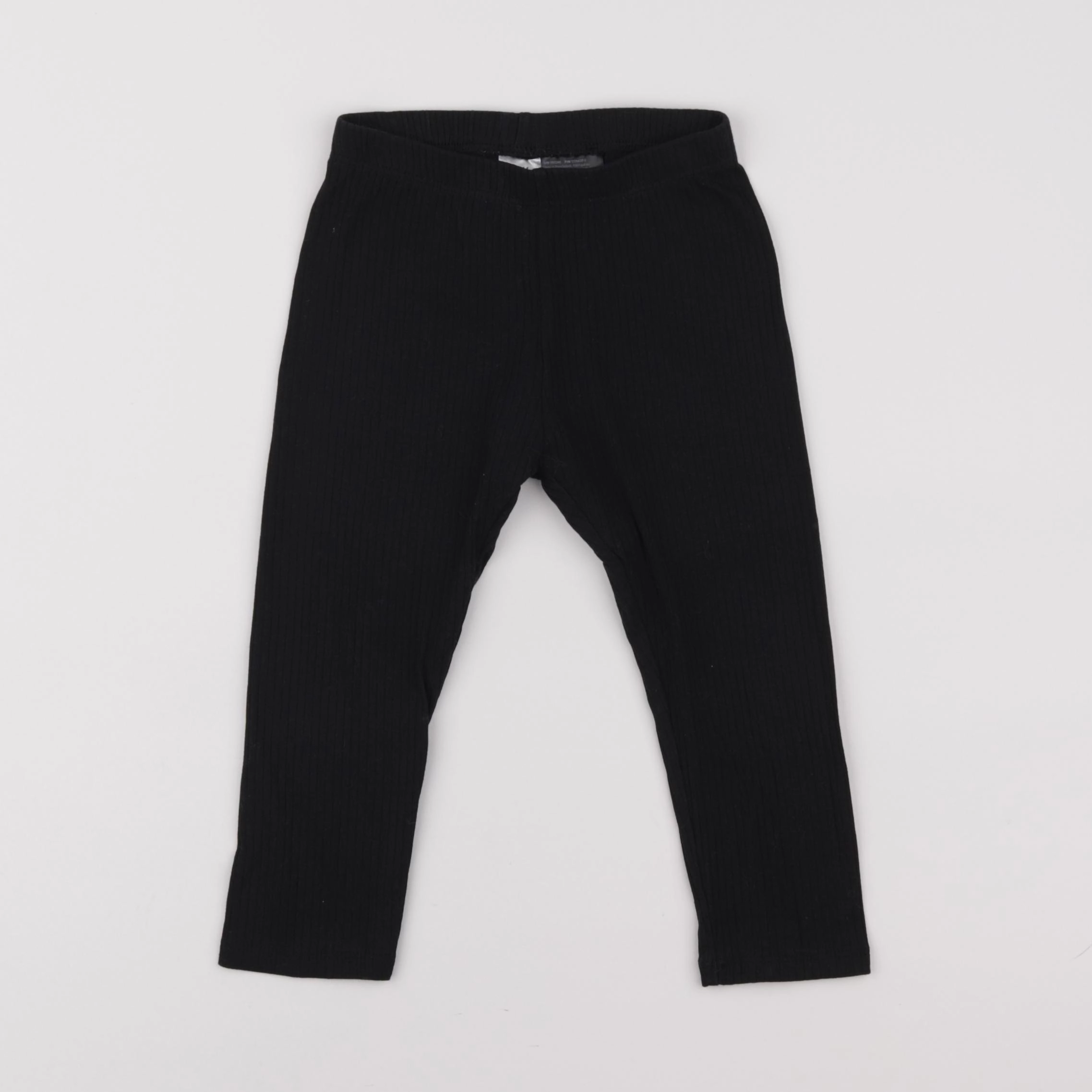 H&M - legging noir - 18/24 mois