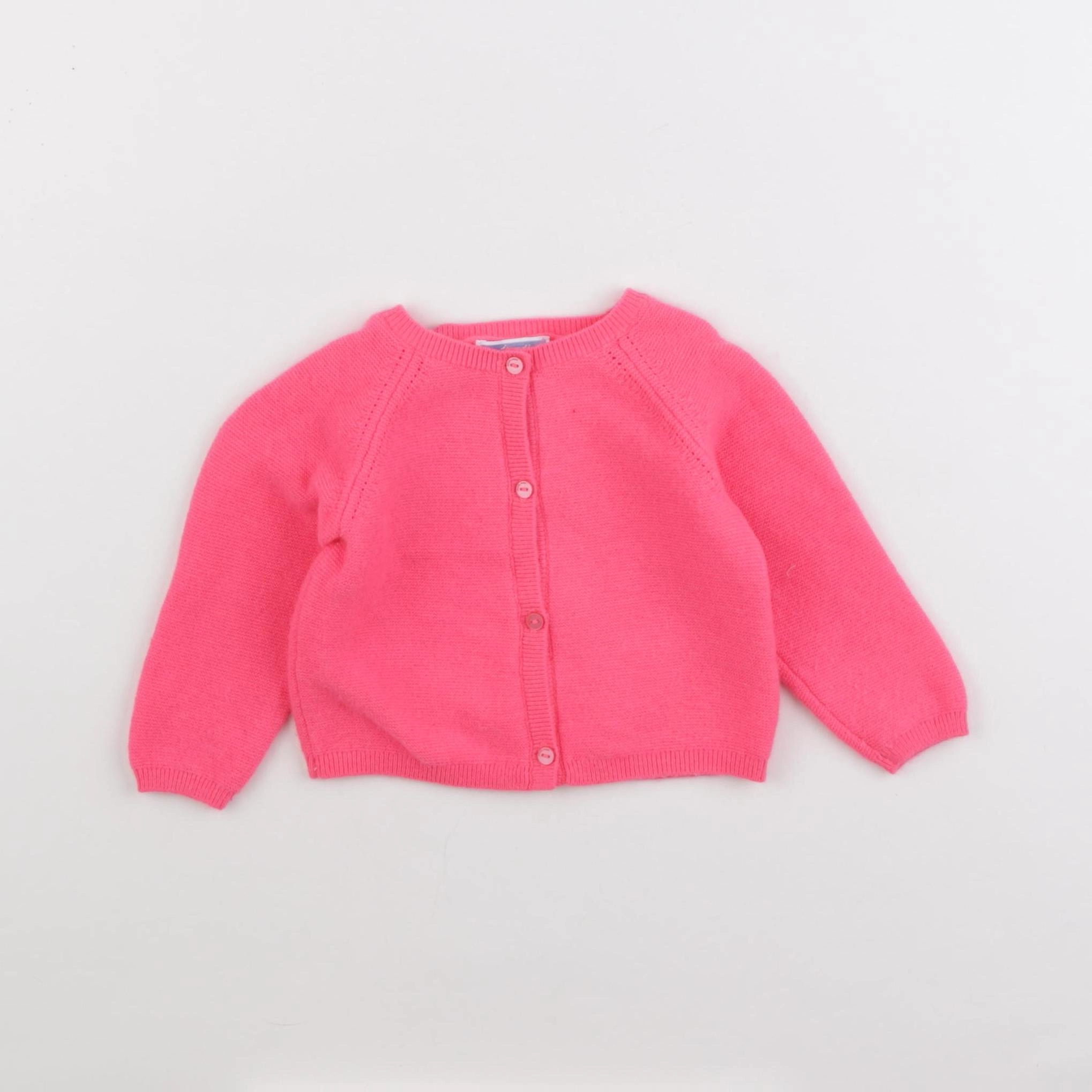 Jacadi - gilet rose - 12 mois