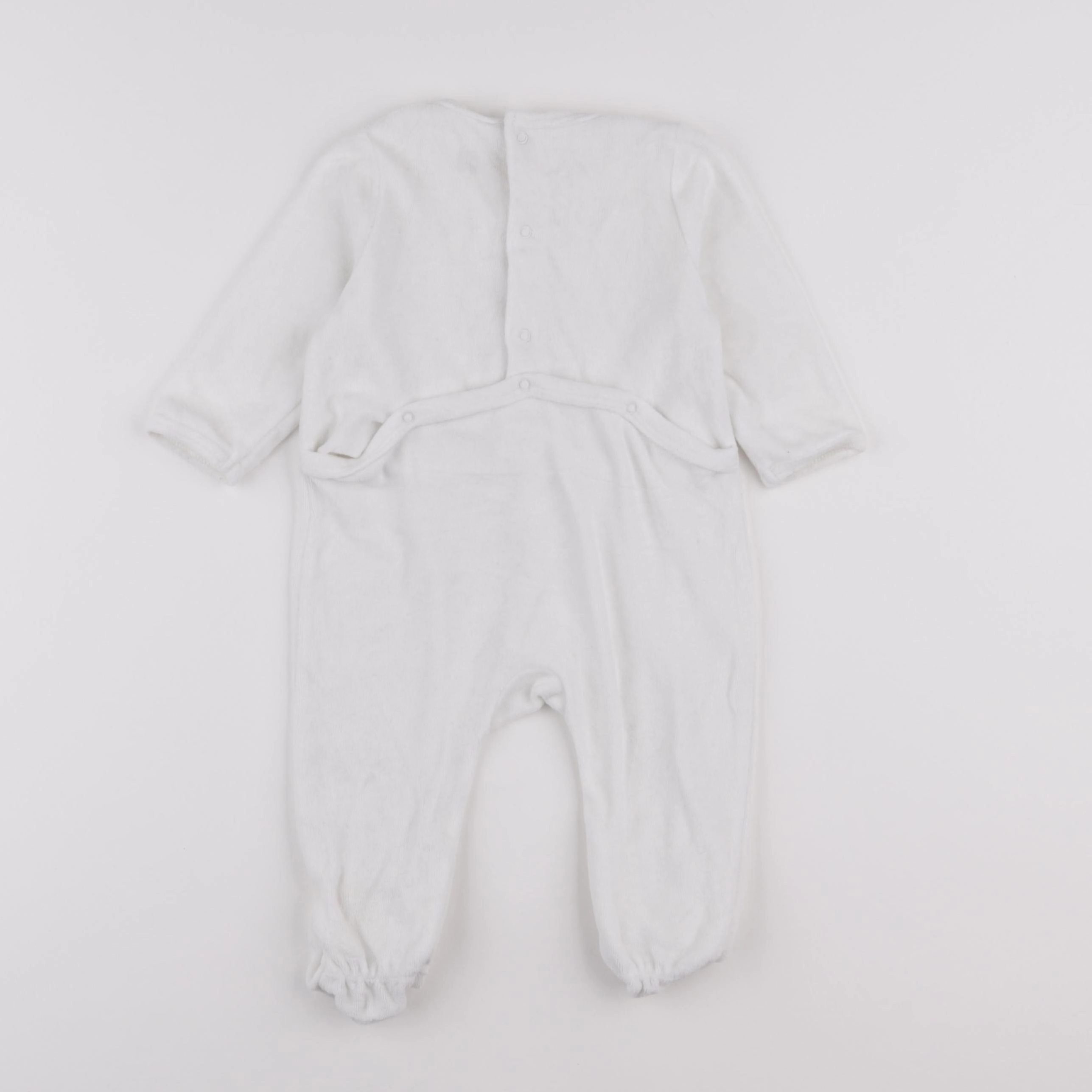 La Redoute - pyjama velours blanc - 9 mois