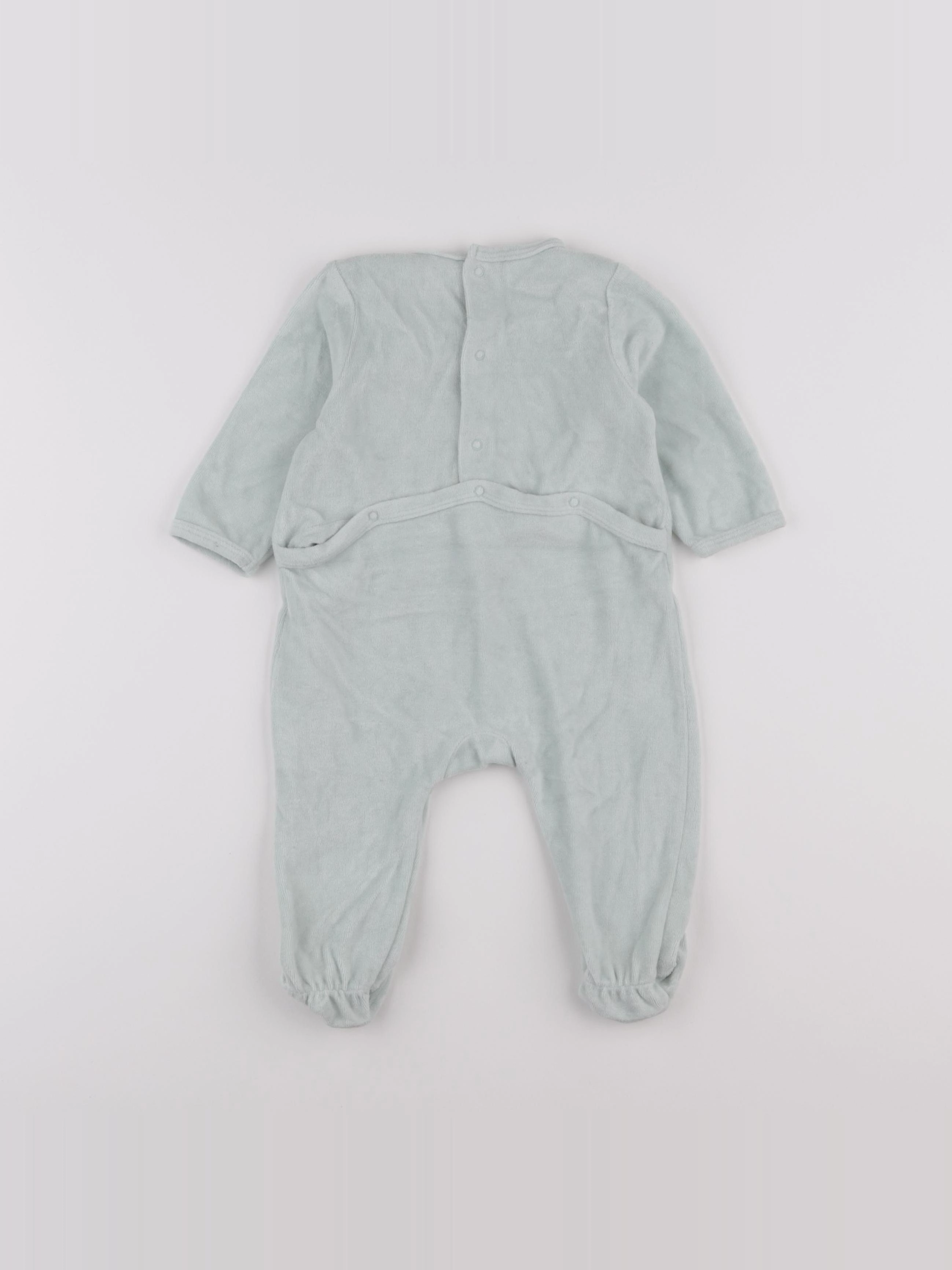 La Redoute - pyjama velours vert - 9 mois