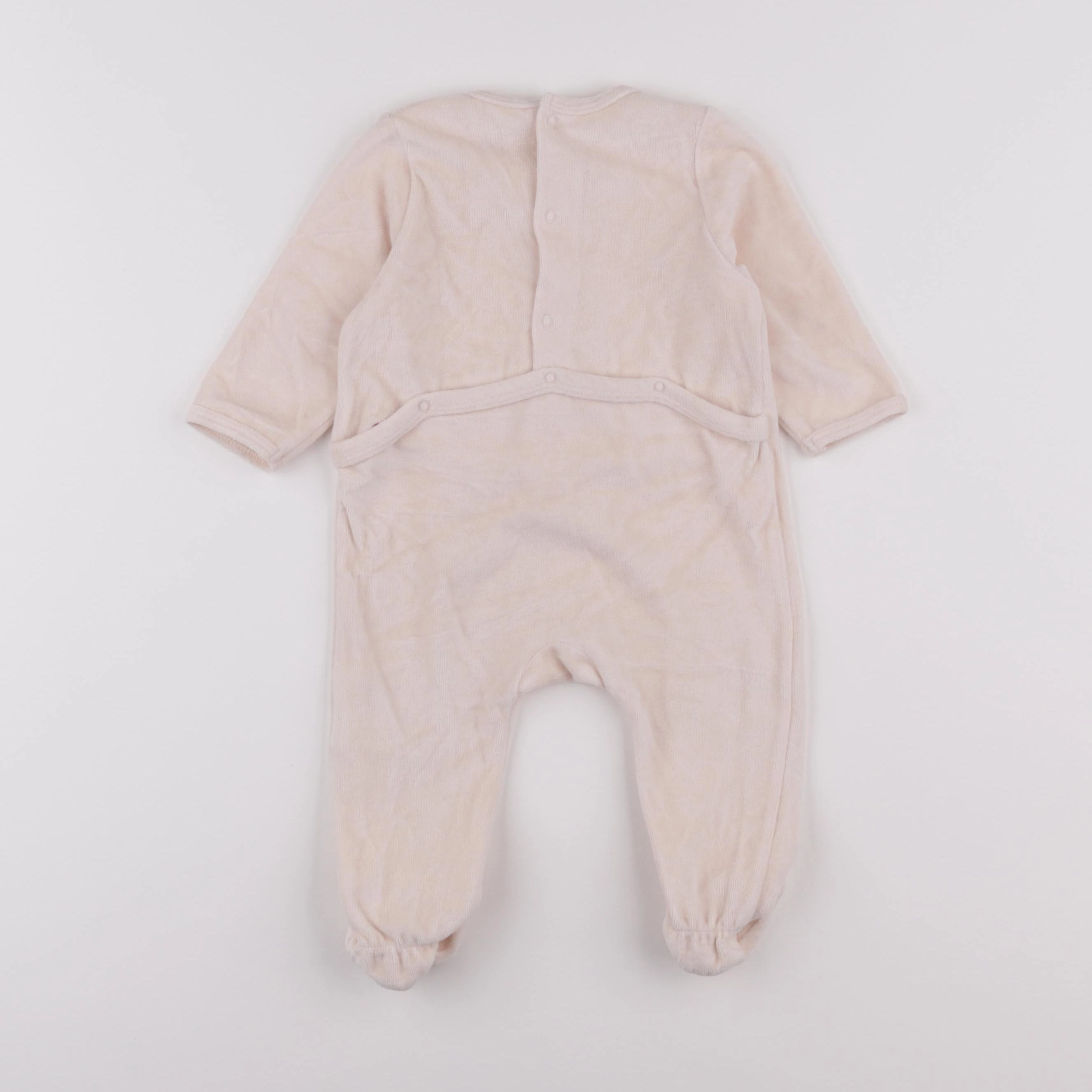 La Redoute - pyjama velours rose - 9 mois