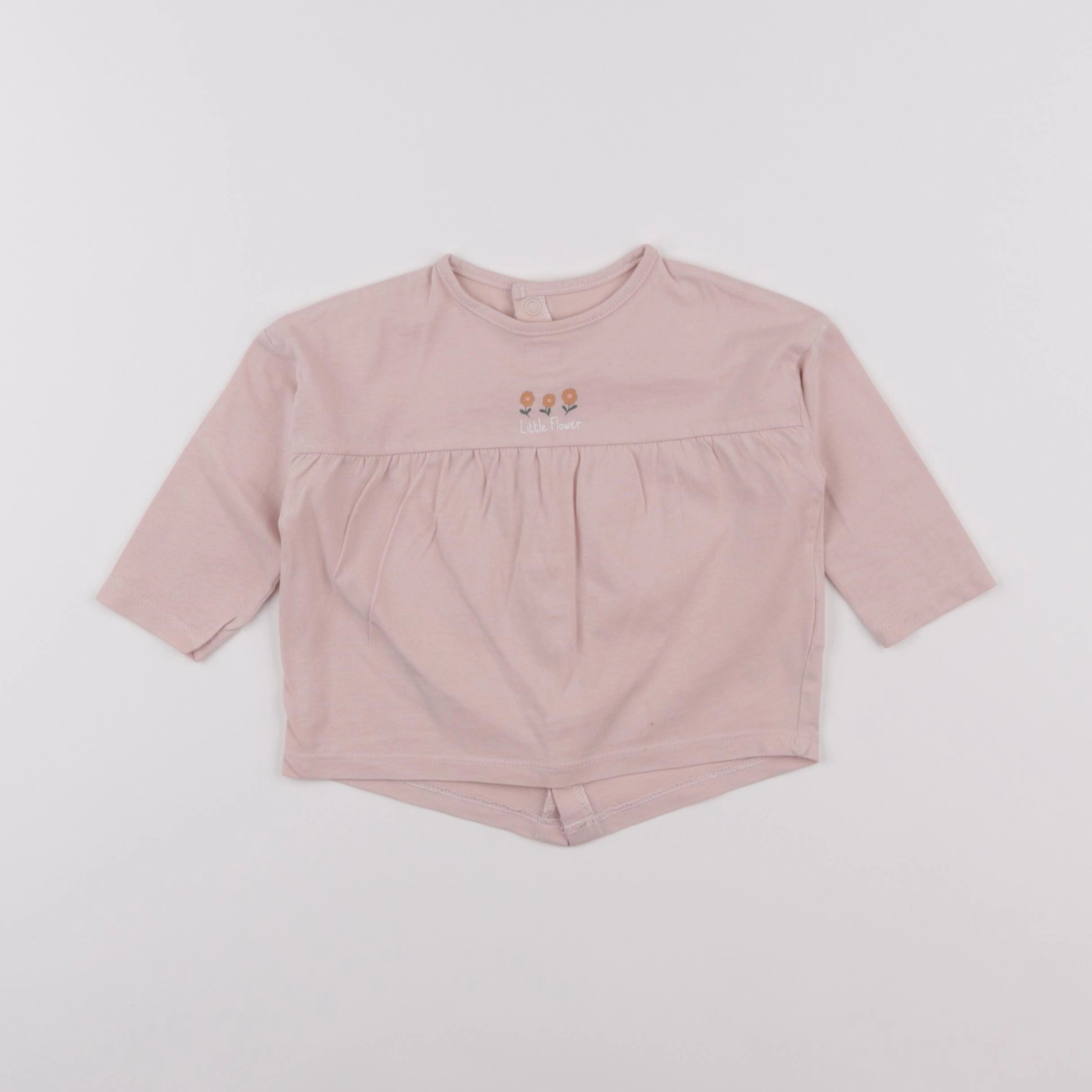 La Redoute - tee-shirt rose - 9 mois