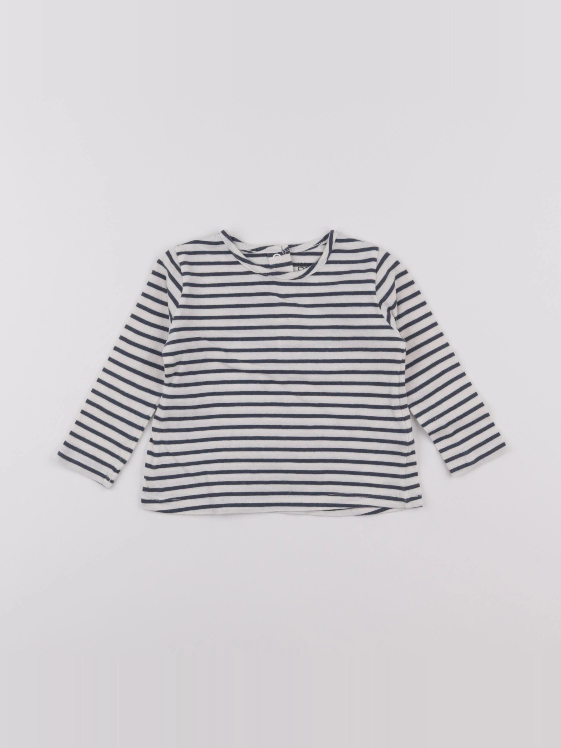 La Redoute - tee-shirt beige, bleu - 9 mois