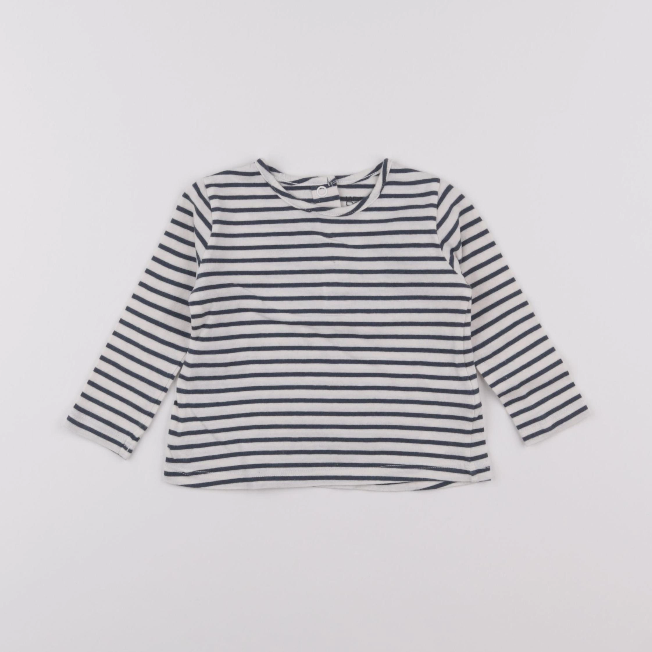 La Redoute - tee-shirt beige, bleu - 9 mois
